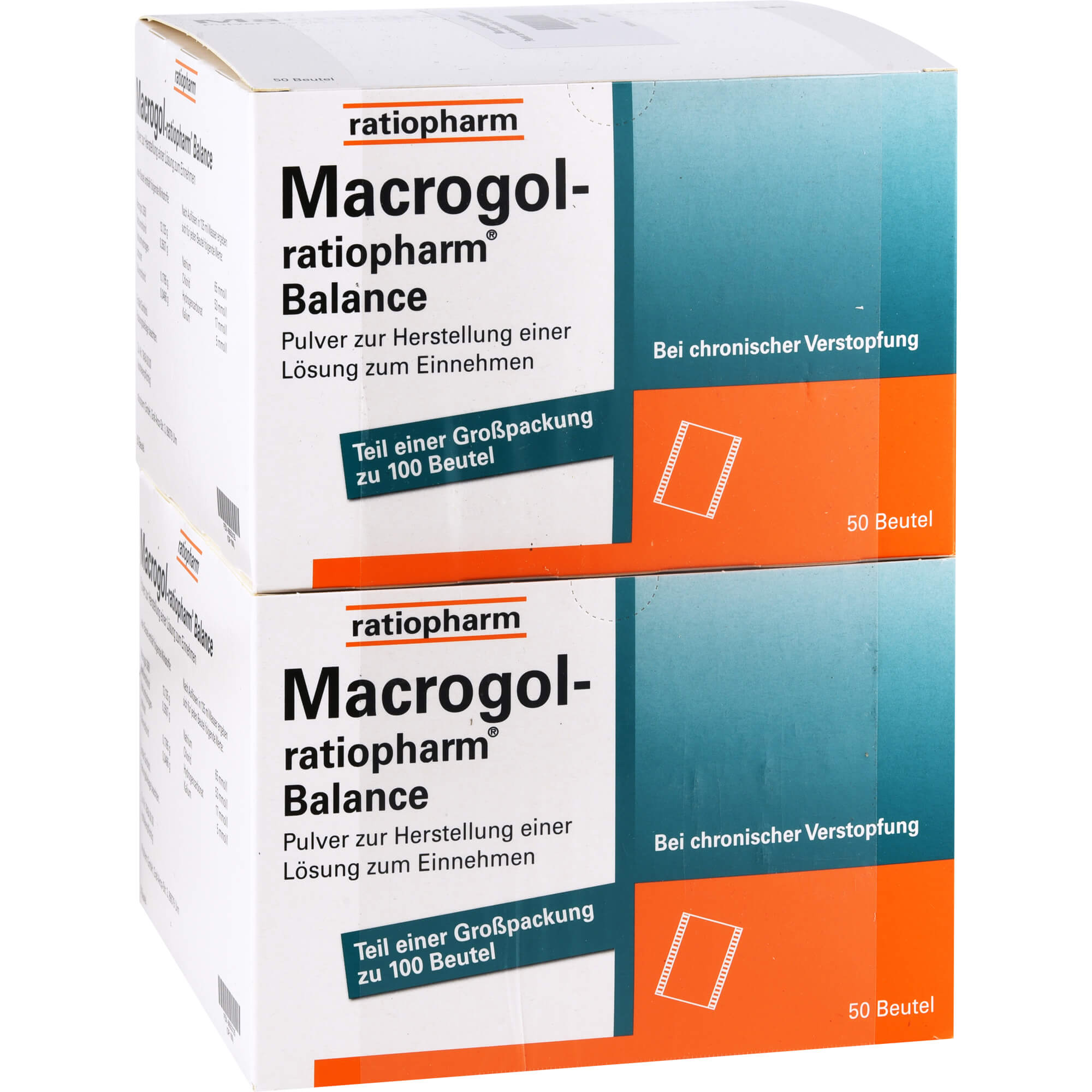 MACROGOL-ratiopharm Balance Plv.z.H.e.L.z.Einn. 100 St
