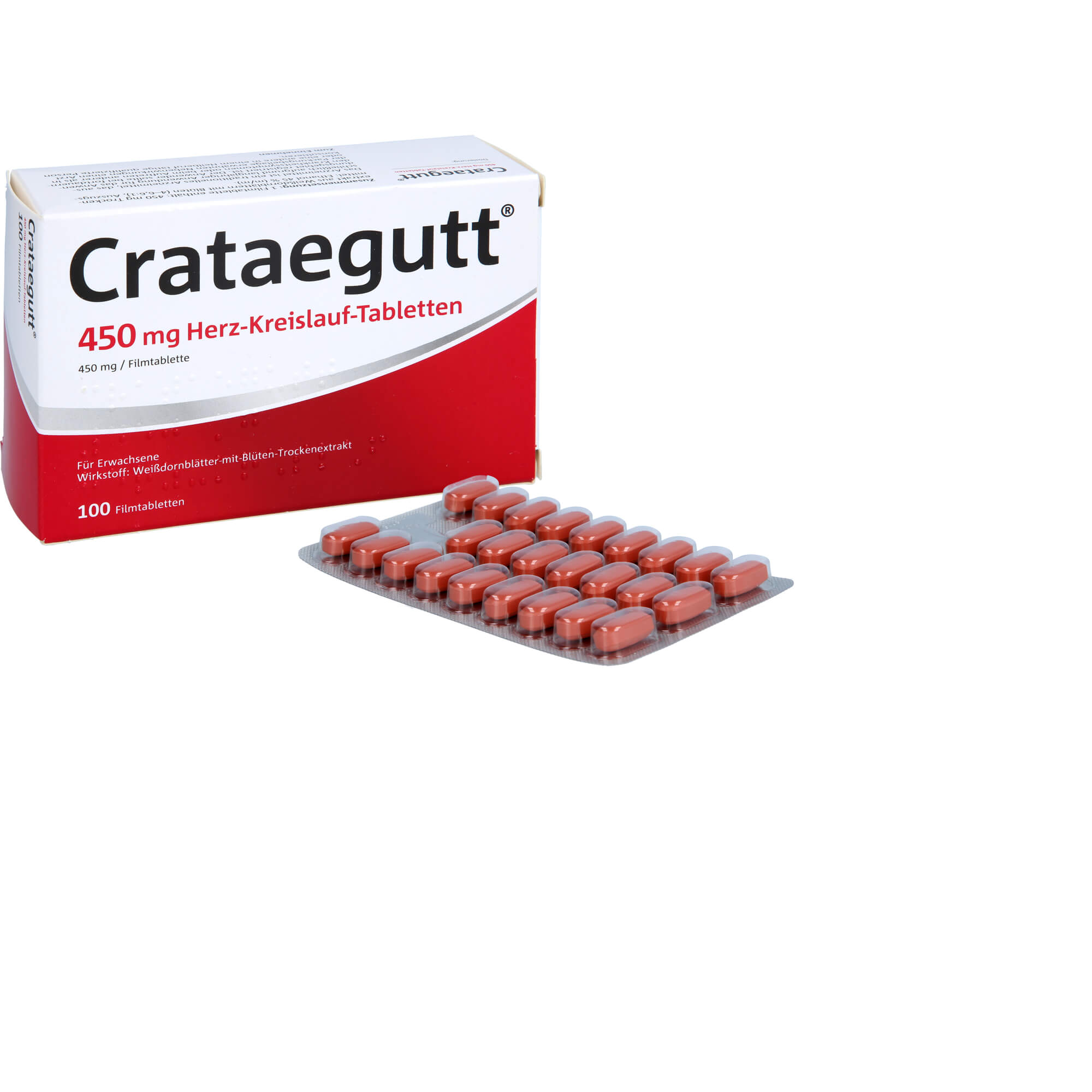 CRATAEGUTT 450 mg Herz-Kreislauf-Tabletten 100 St