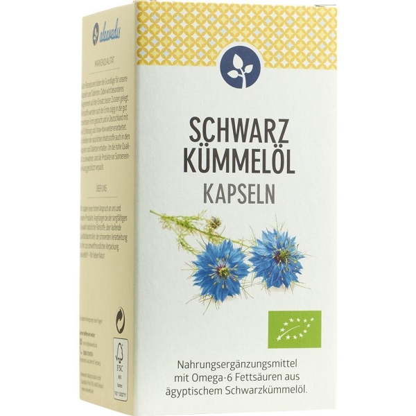 SCHWARZKÜMMELÖL 500 mg Kapseln Bio vegan ägypt.