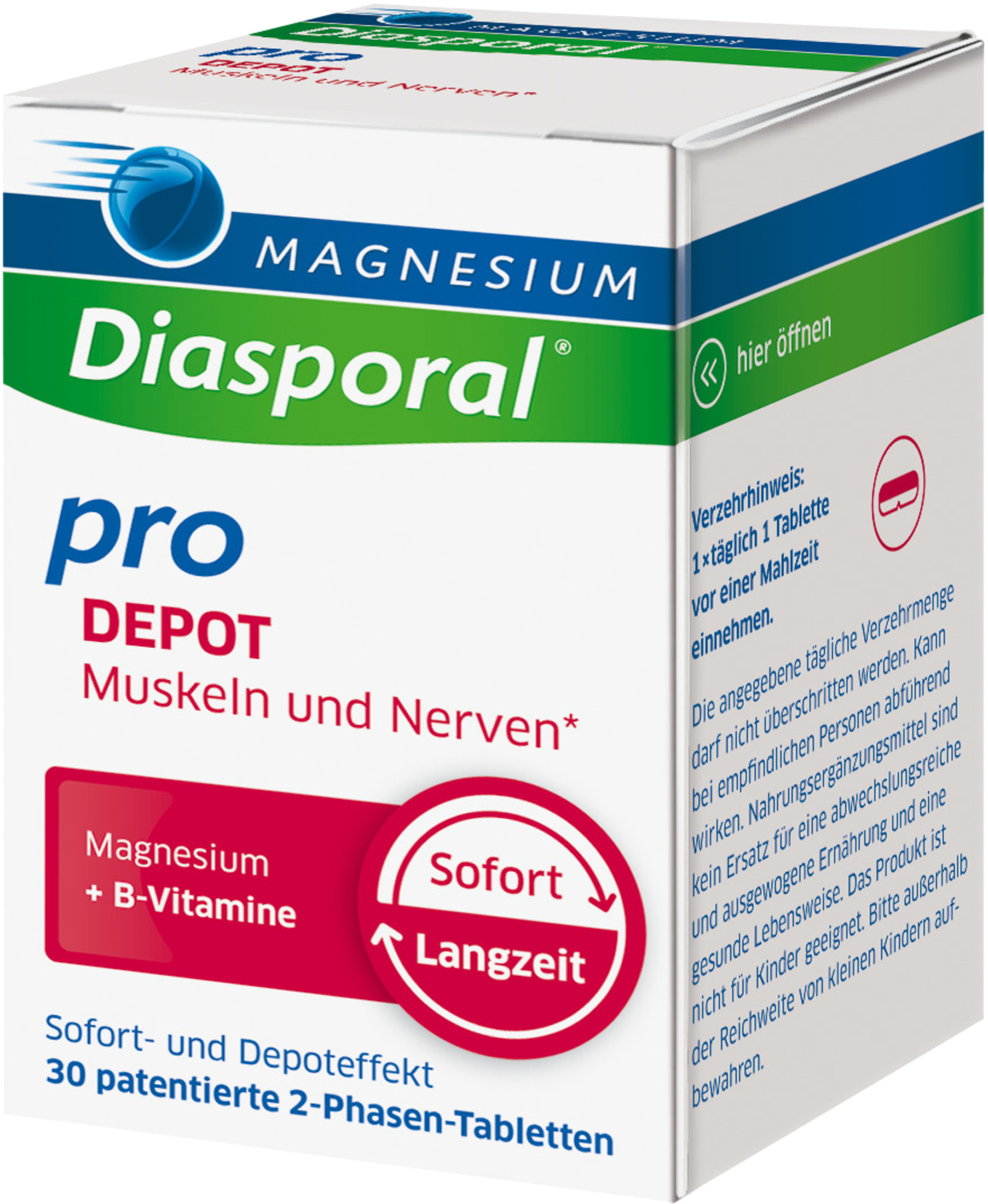 MAGNESIUM DIASPORAL pro B-Vit.DEPOT Musk.+Nerv.Tab