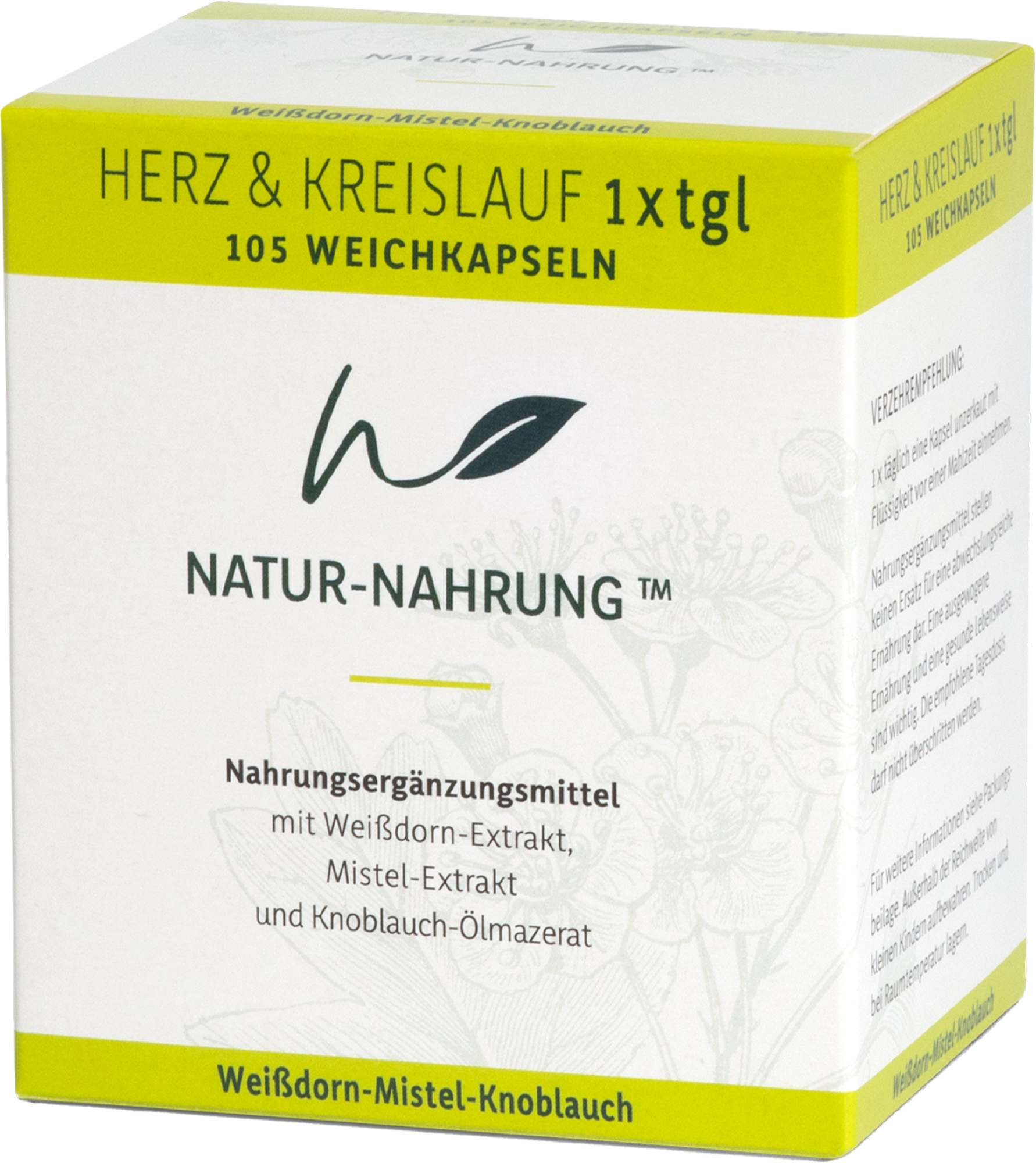 NATUR-NAHRUNG Herz & Kreislauf 1x tgl.Weichkapseln