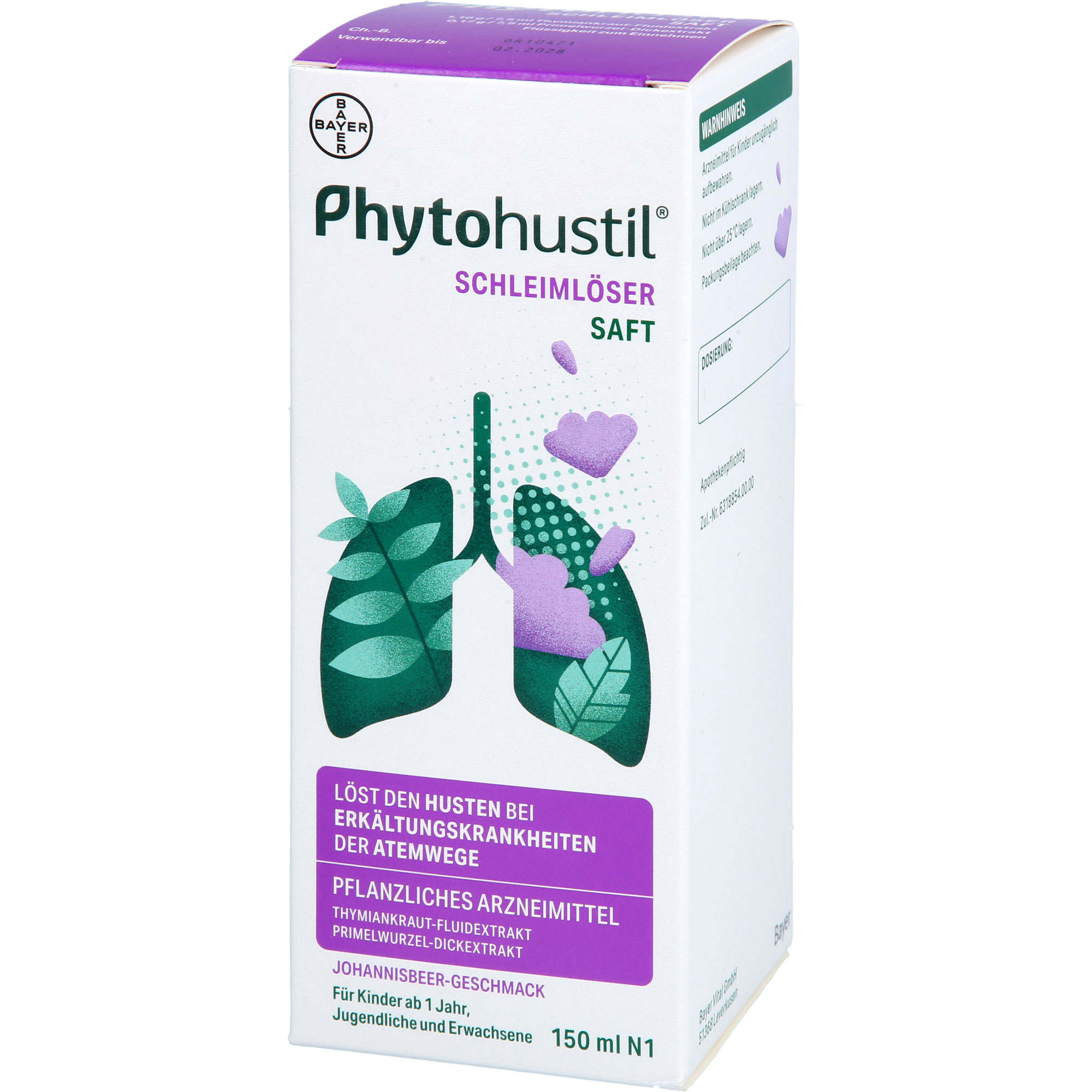 PHYTOHUSTIL Schleimlöser Saft