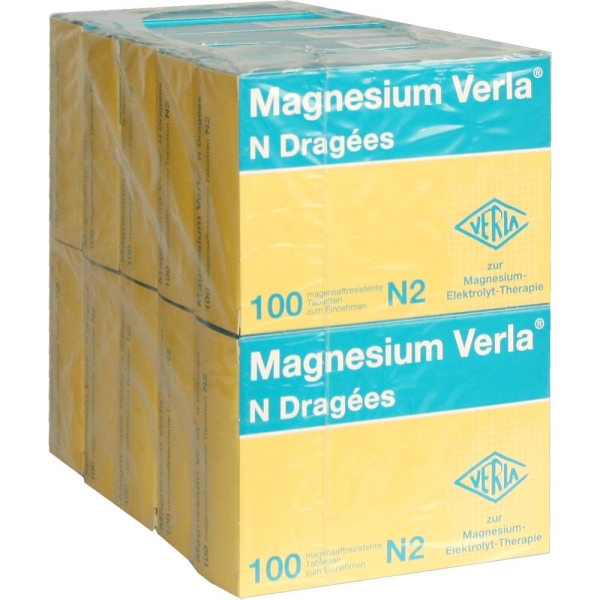 MAGNESIUM VERLA N Dragees 10X100 St