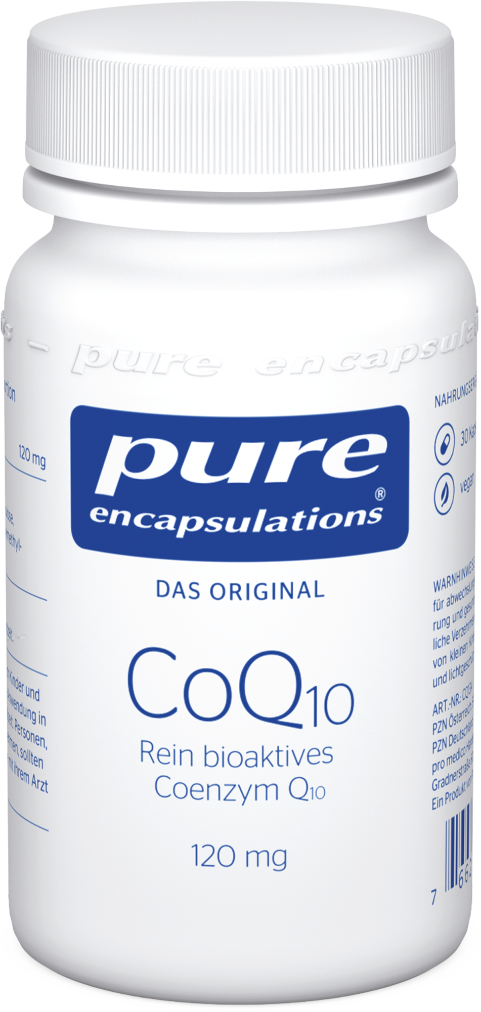 PURE ENCAPSULATIONS CoQ10 120 mg Kapseln 30 St