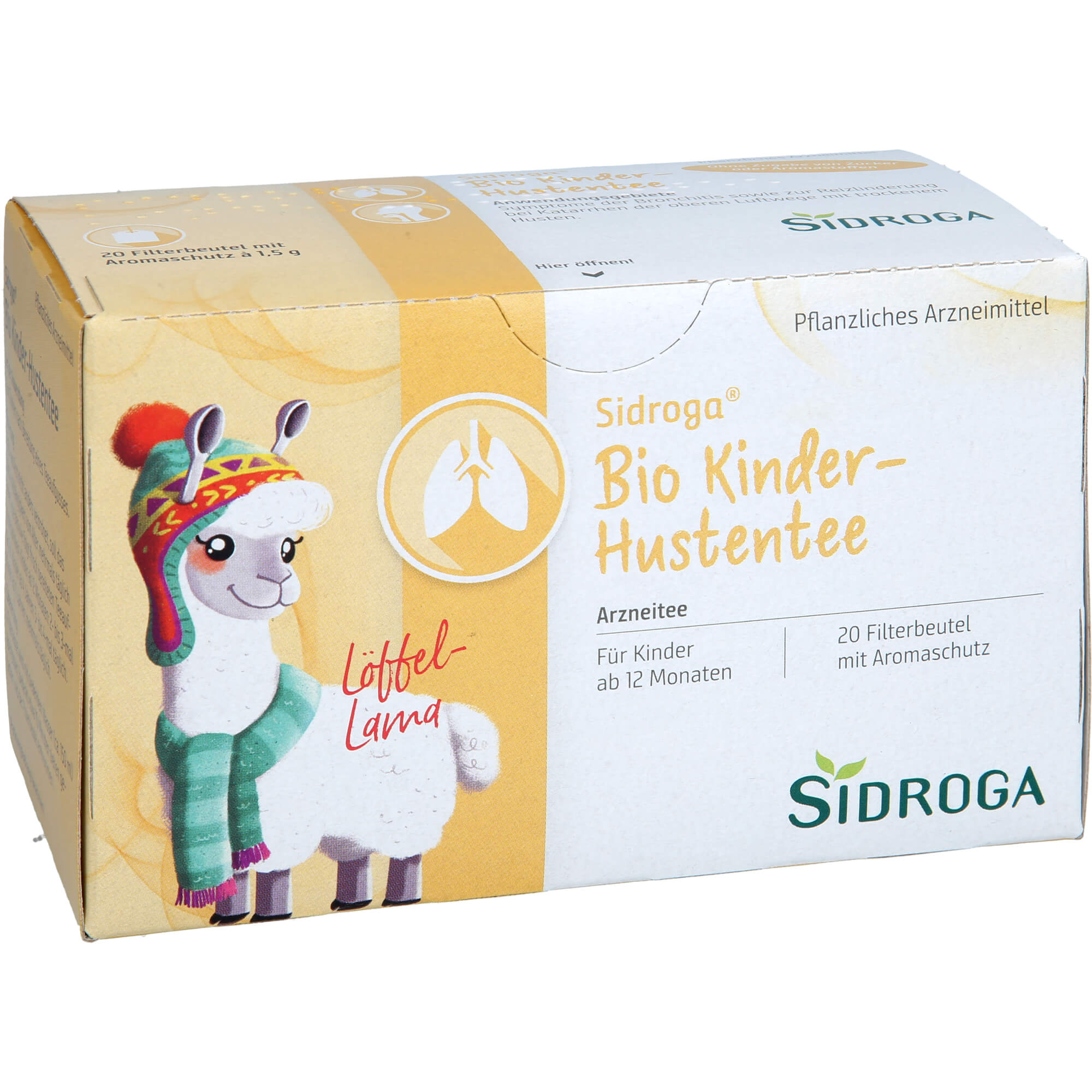 SIDROGA Bio Kinder-Hustentee Filterbeutel
