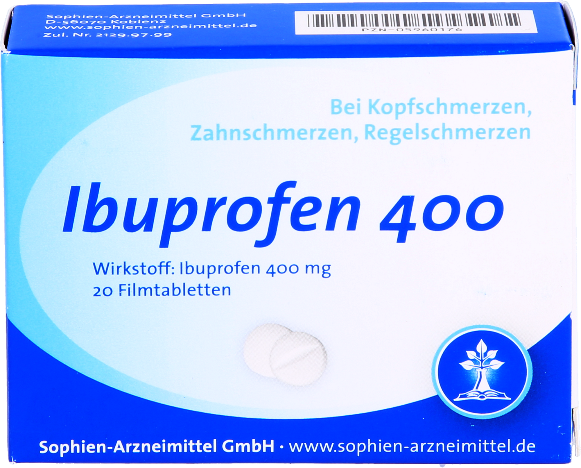 IBUPROFEN Sophien 400 Filmtabletten 20 St