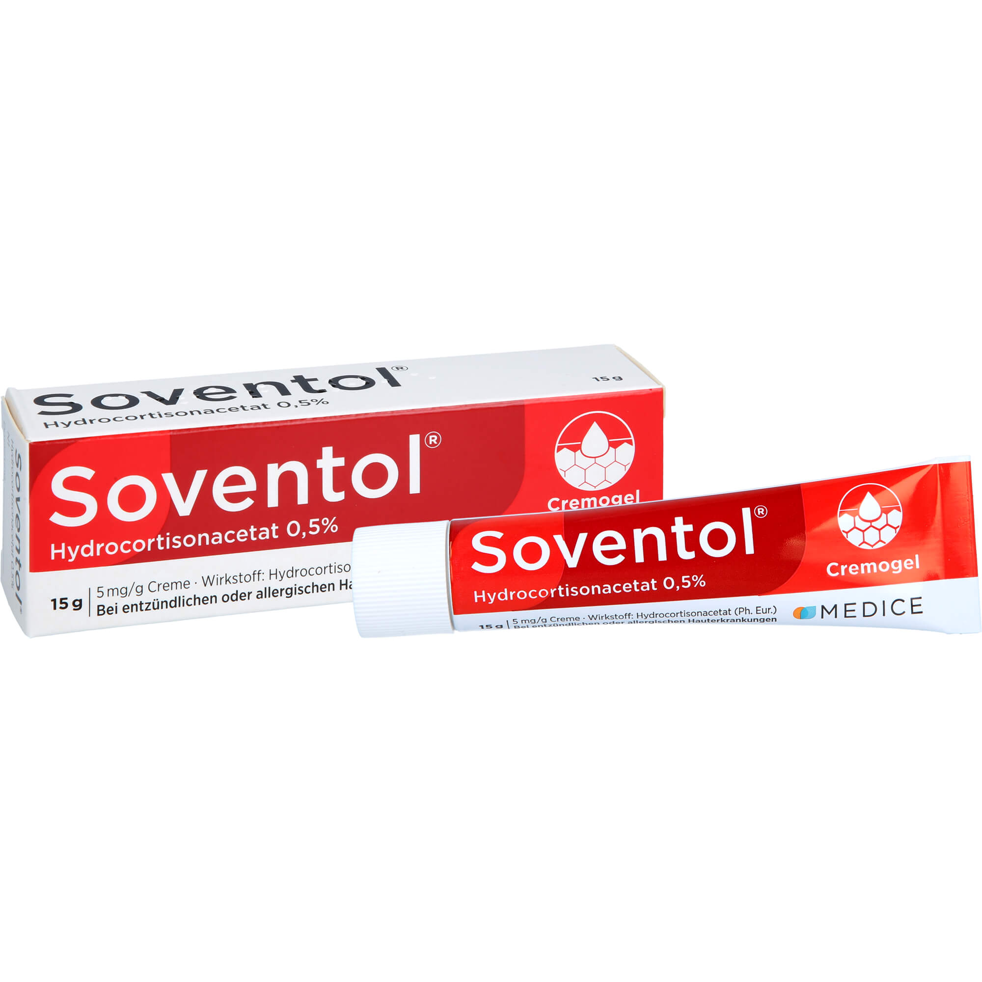 SOVENTOL Hydrocortisonacetat 0,5% Creme 15 g
