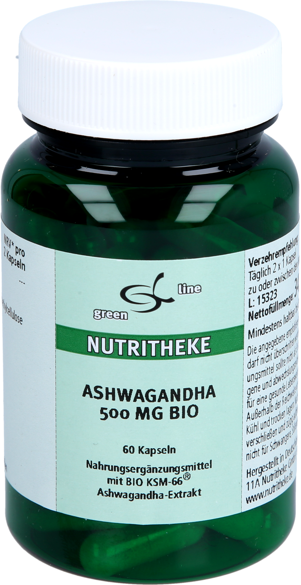 ASHWAGANDHA 500 mg Bio Kapseln