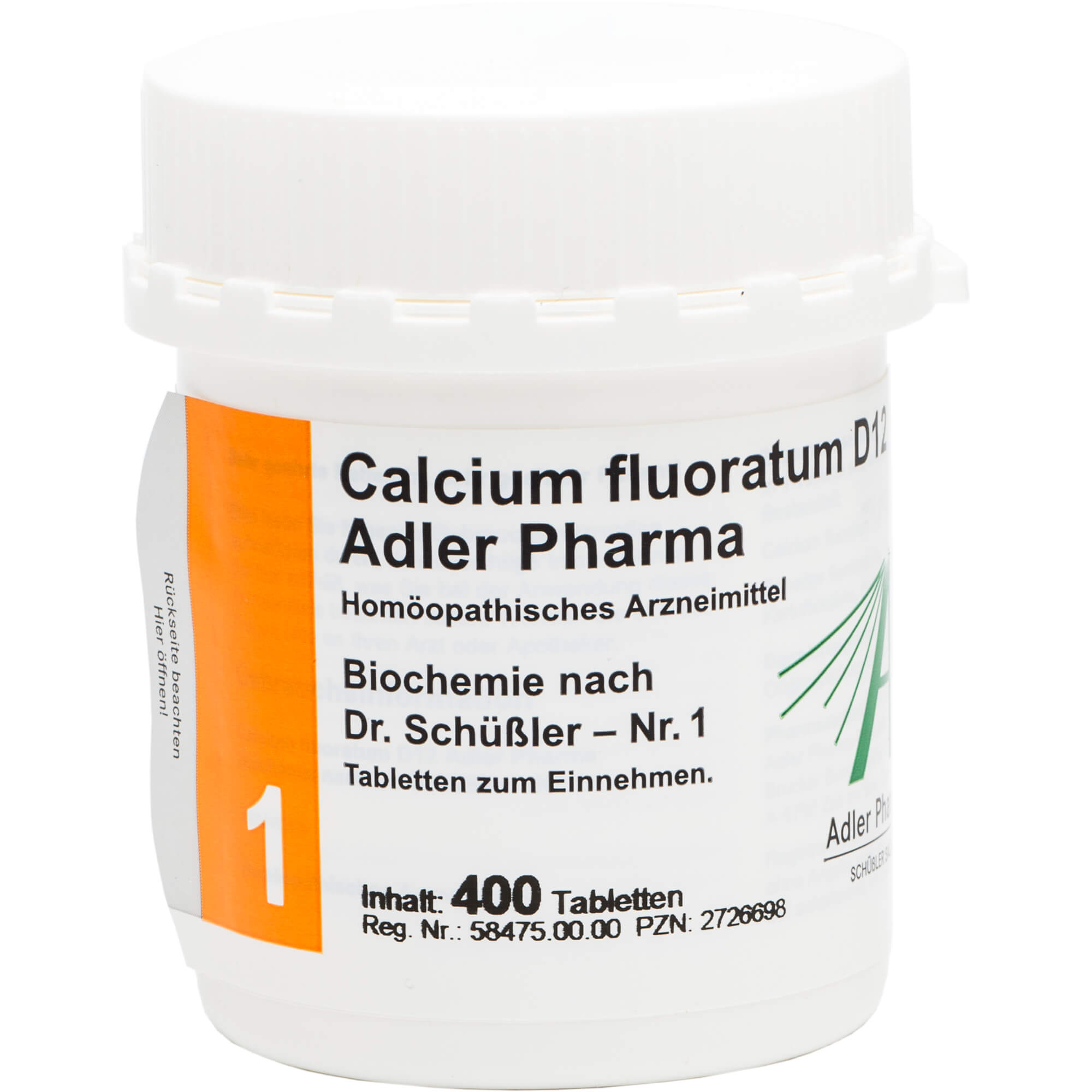 BIOCHEMIE Adler 1 Calcium fluoratum D 12 Tabletten 400 St