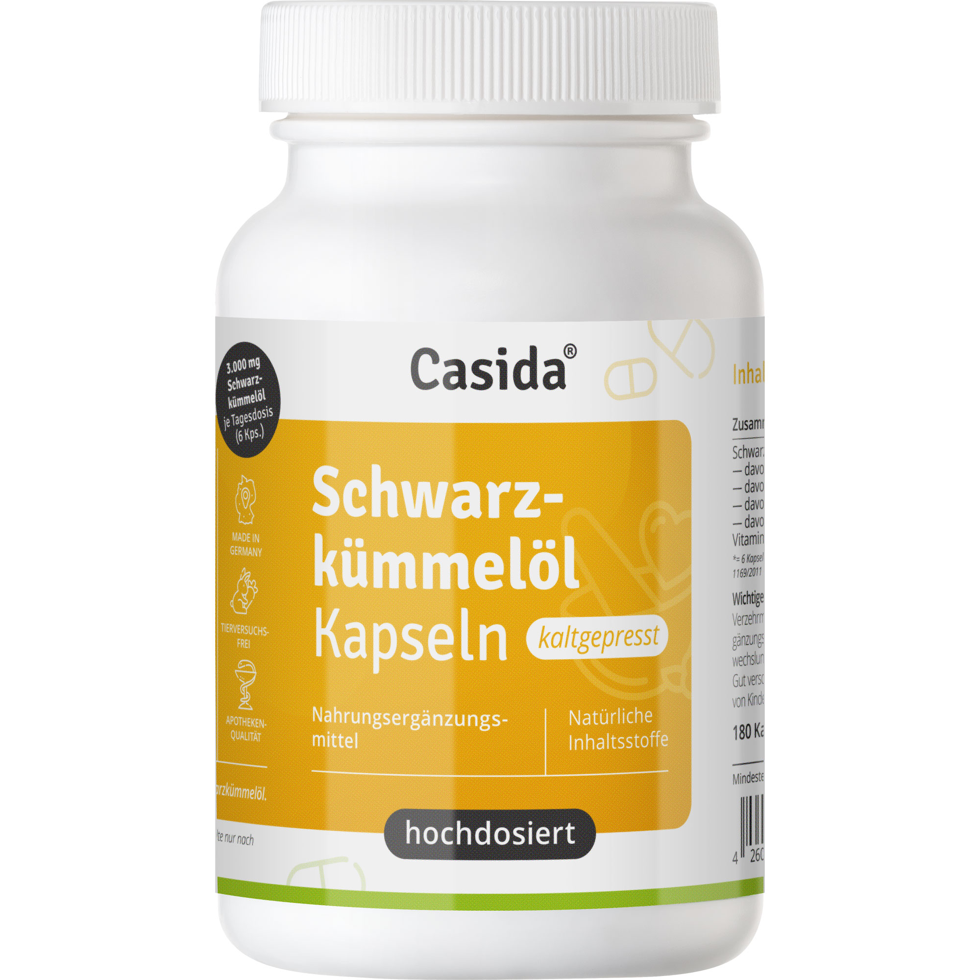SCHWARZKÜMMELÖL Kapseln 3000 mg hochdosiert