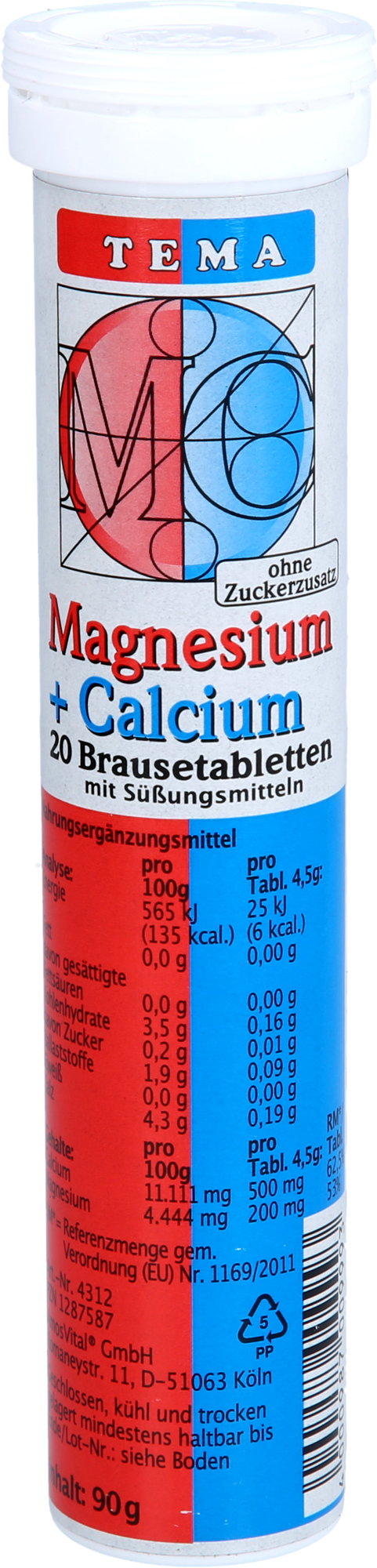 MAGNESIUM+CALCIUM Brausetabletten