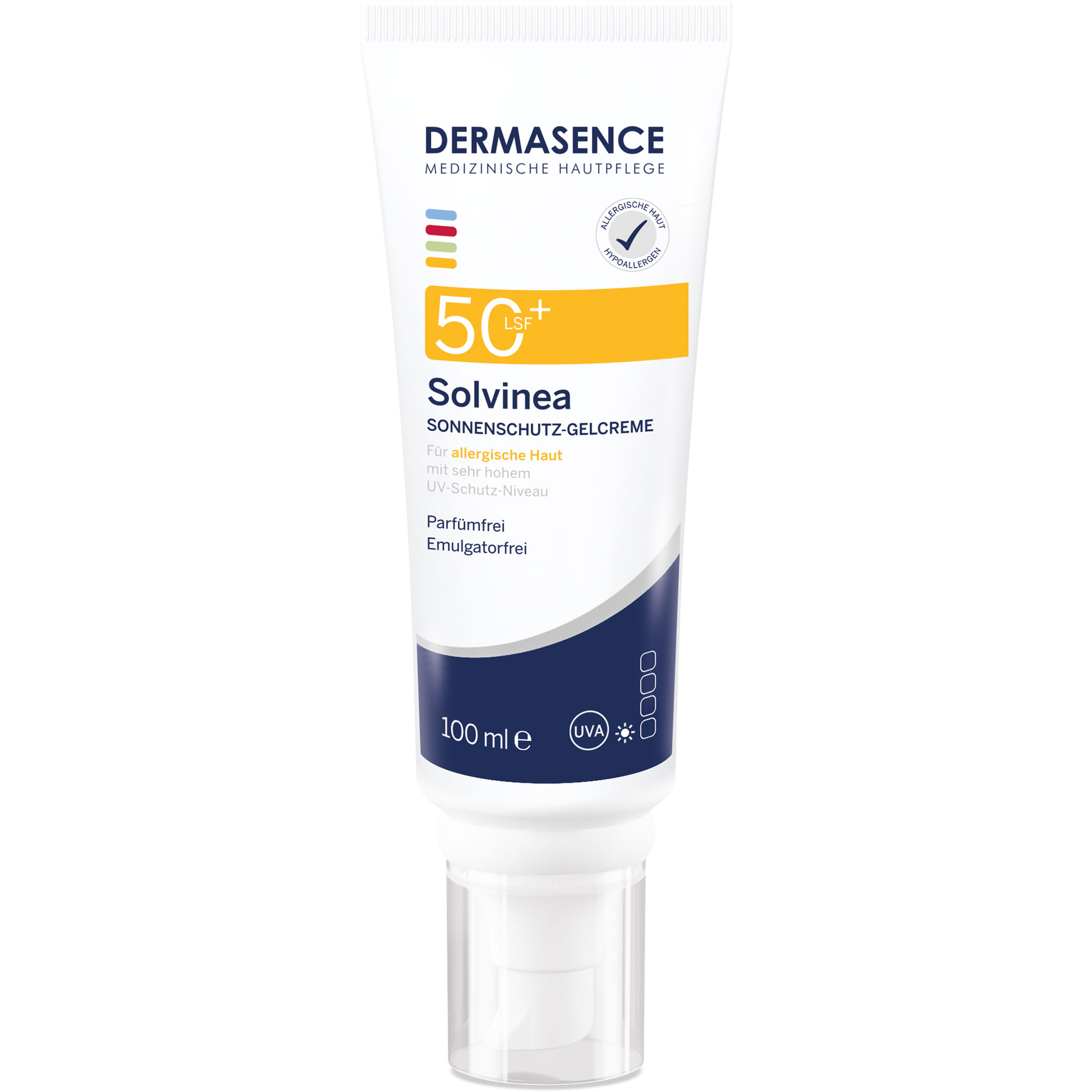 DERMASENCE Solvinea Sonnenschutz-Gelcreme LSF 50+