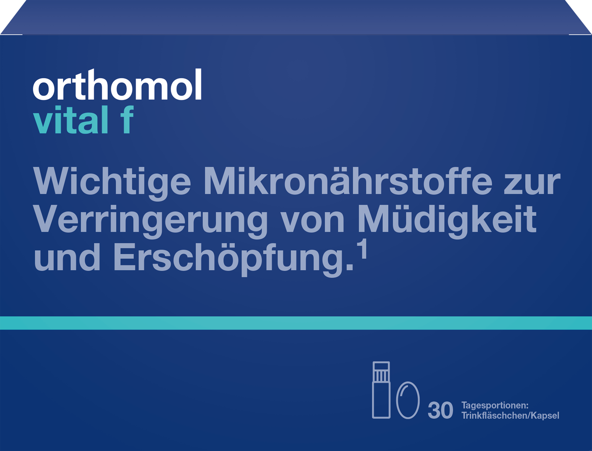 ORTHOMOL Vital F Trinkfläschchen/Kaps.Kombipack. 30 St
