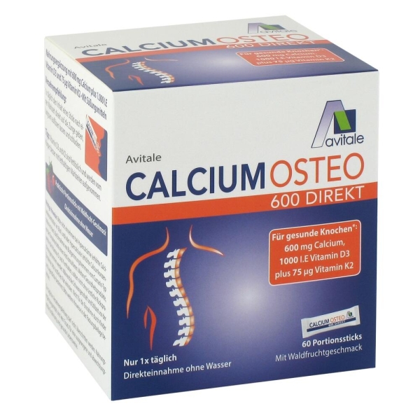 CALCIUM OSTEO 600 Direkt Portionssticks