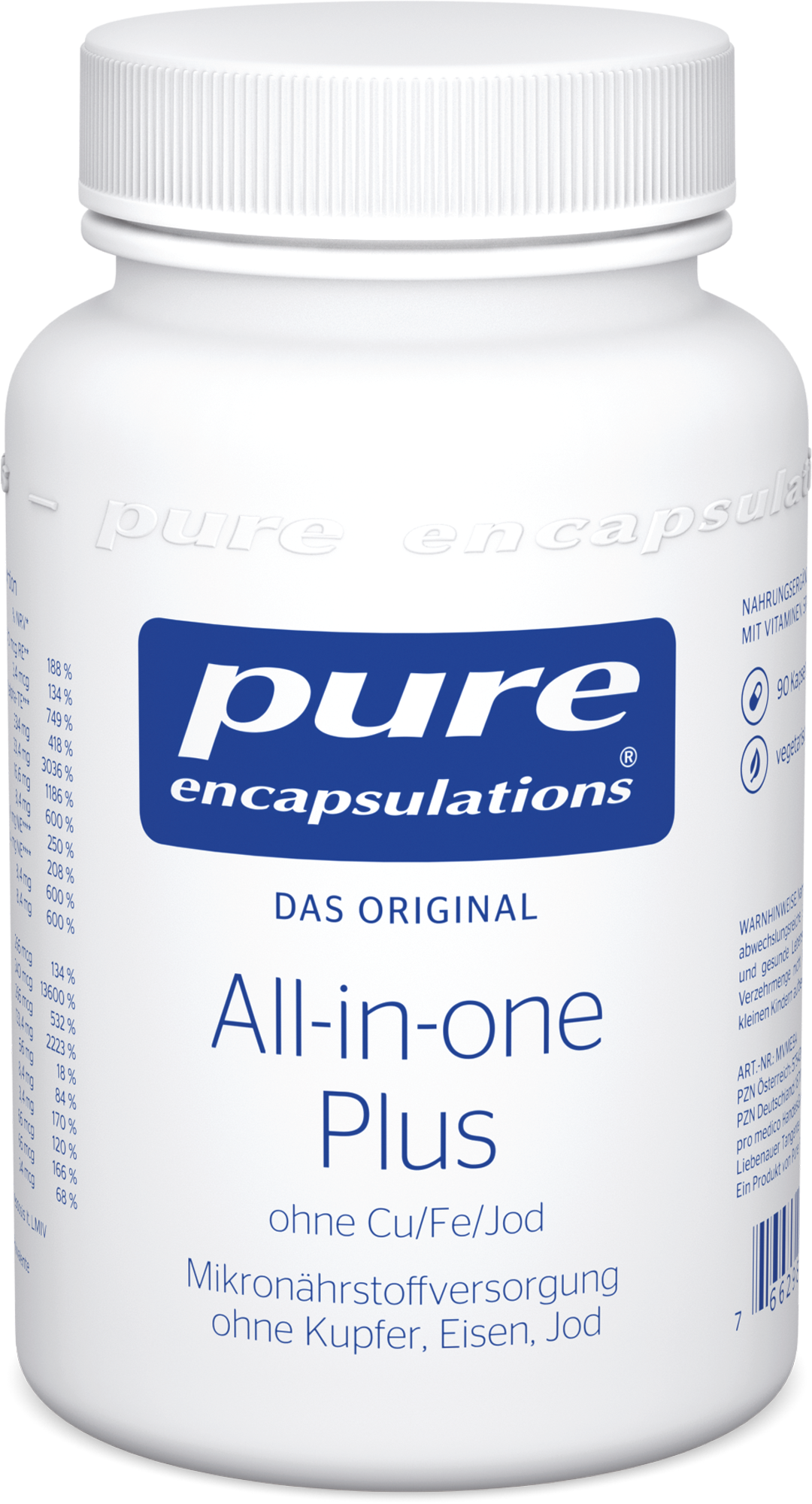 PURE ENCAPSULATIONS all-in-one Plus ohne Cu/Fe/Jod