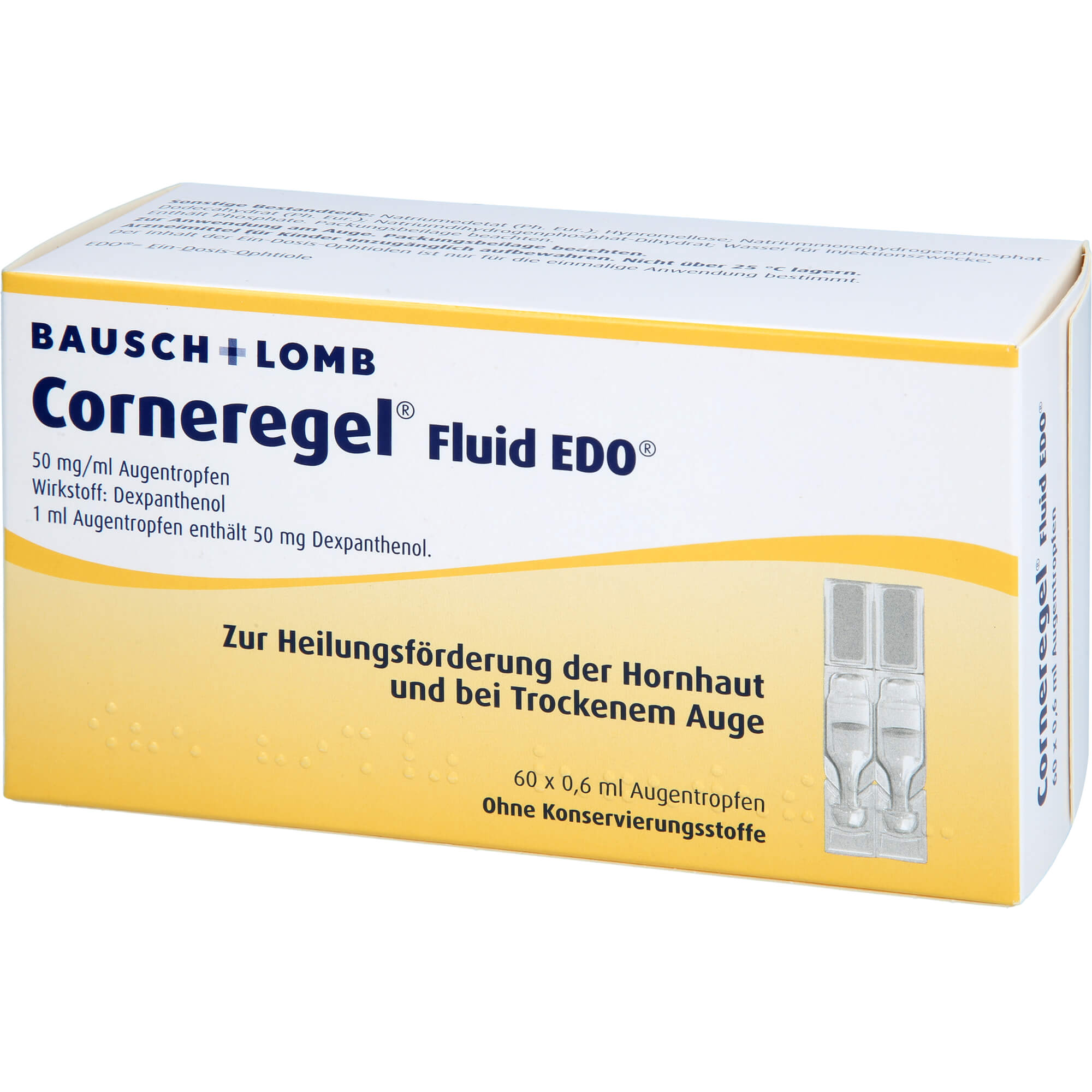 CORNEREGEL Fluid EDO Augentropfen 60X0.6 ml