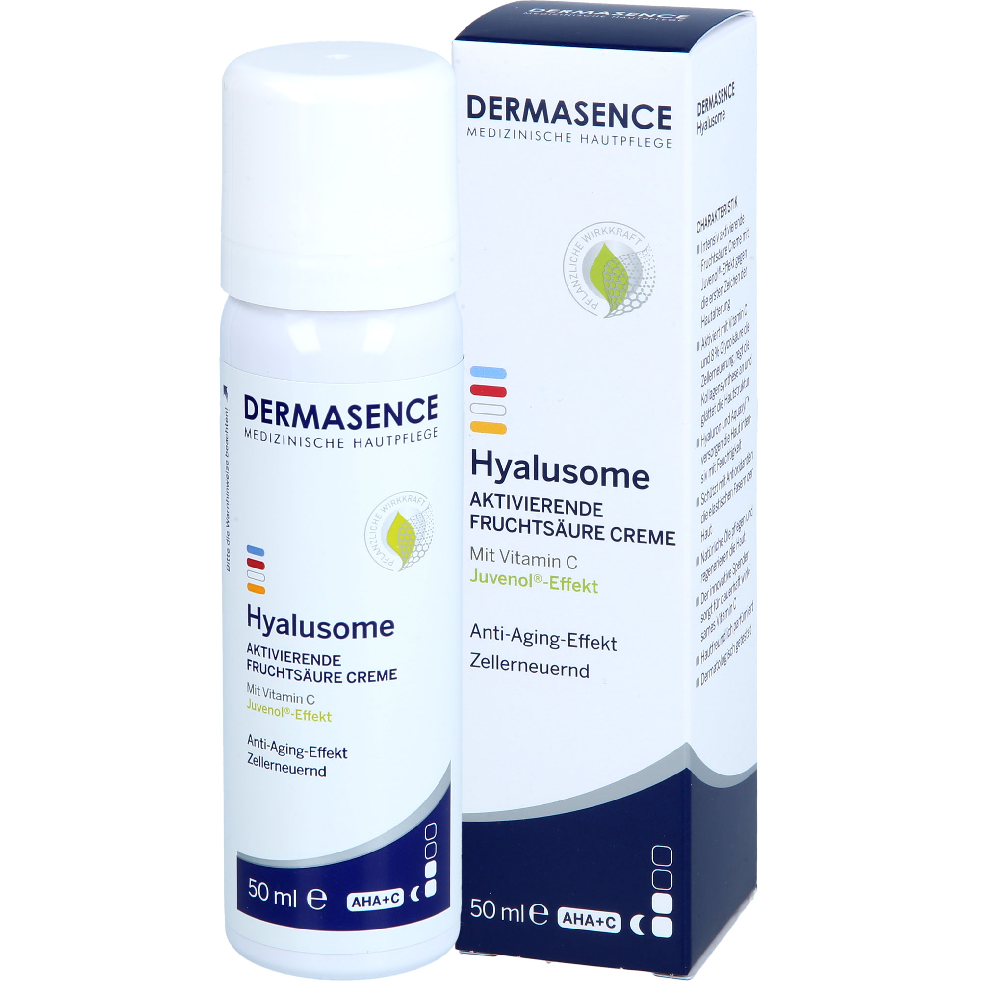 DERMASENCE Hyalusome aktiv.Fruchtsäure Creme