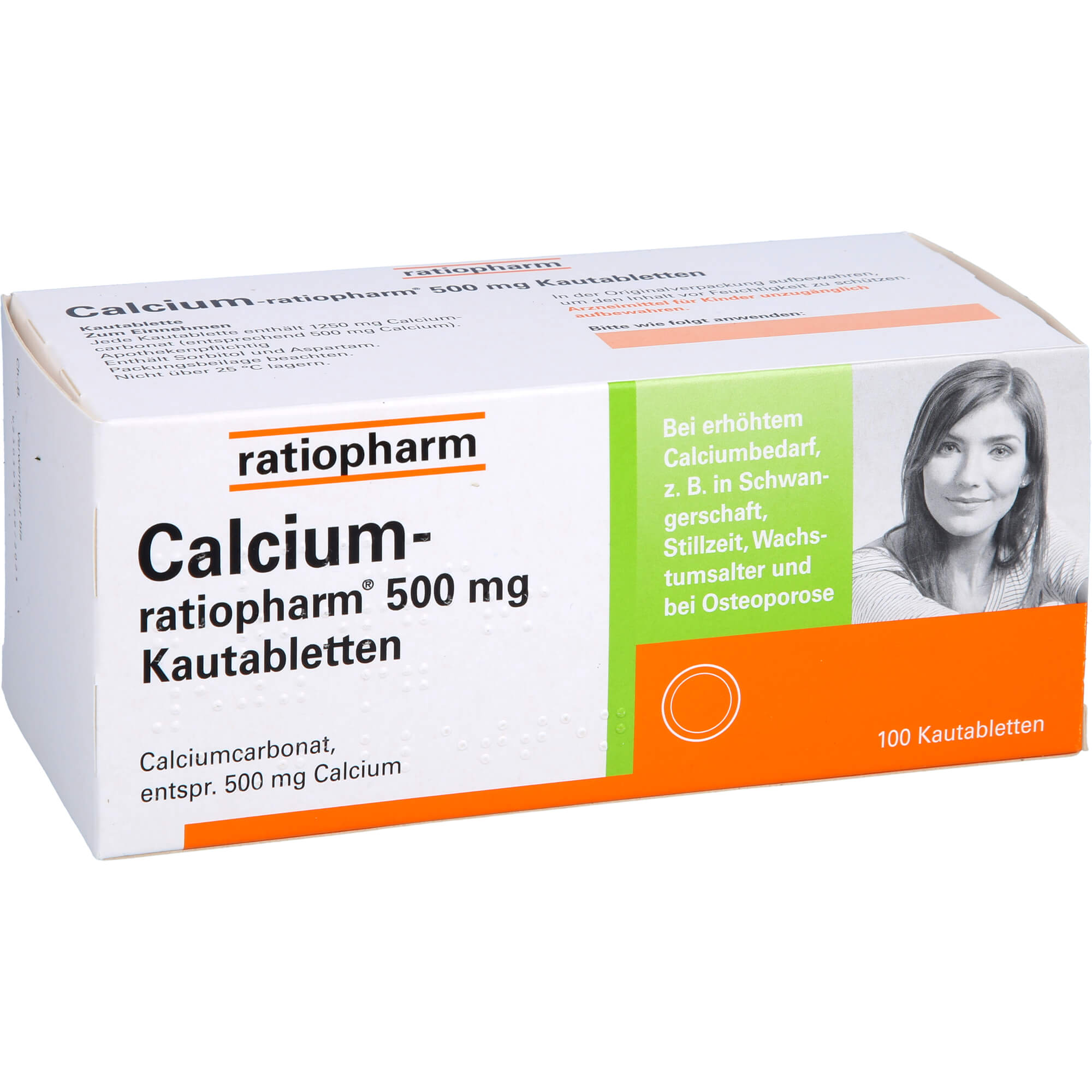 CALCIUM-RATIOPHARM 500 mg Kautabletten