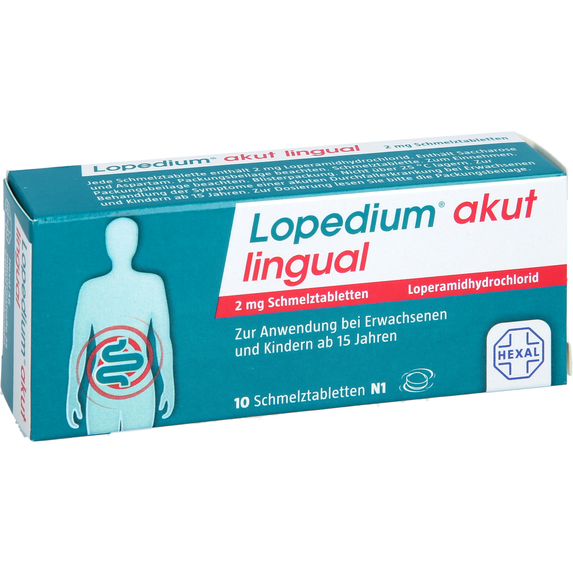 LOPEDIUM akut lingual 2 mg Schmelztabletten