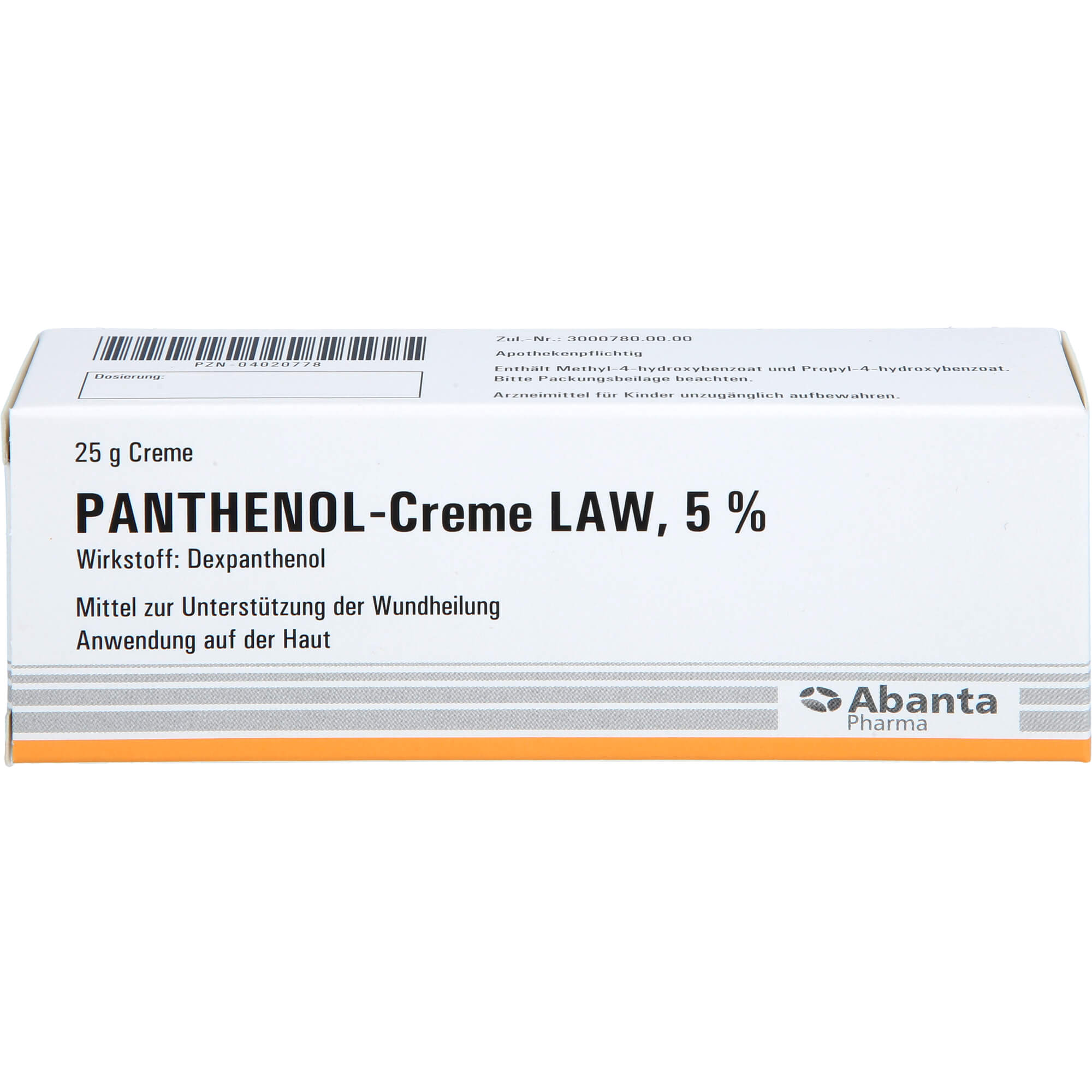 PANTHENOL Creme LAW 5% 25 g