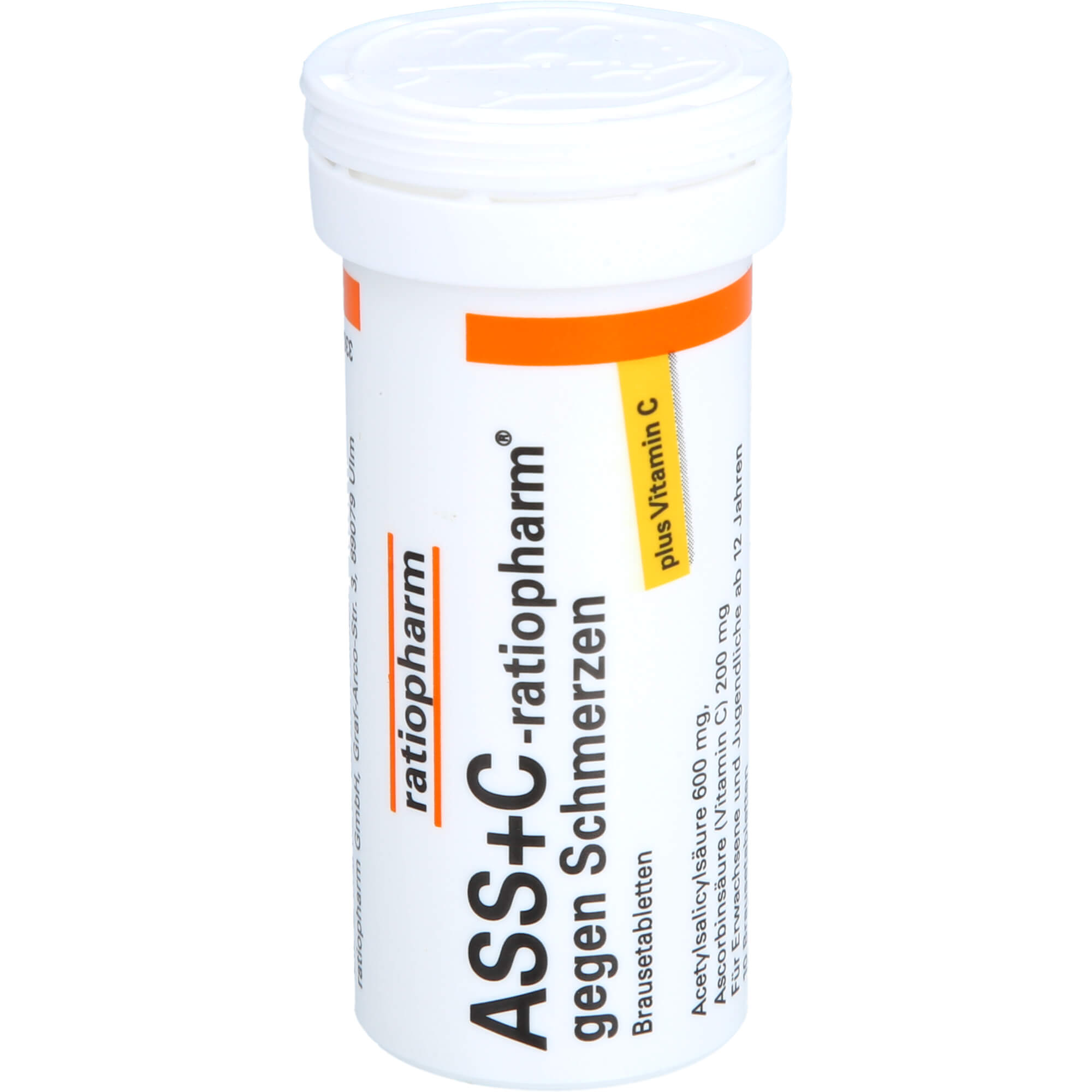ASS + C-ratiopharm gegen Schmerzen Brausetabletten 10 St