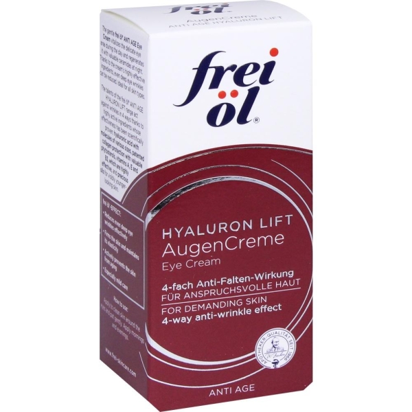 FREI ÖL Anti-Age Hyaluron Lift AugenCreme