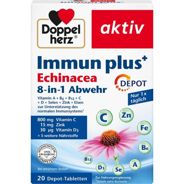 DOPPELHERZ Immun plus Echinacea Depot Tabletten