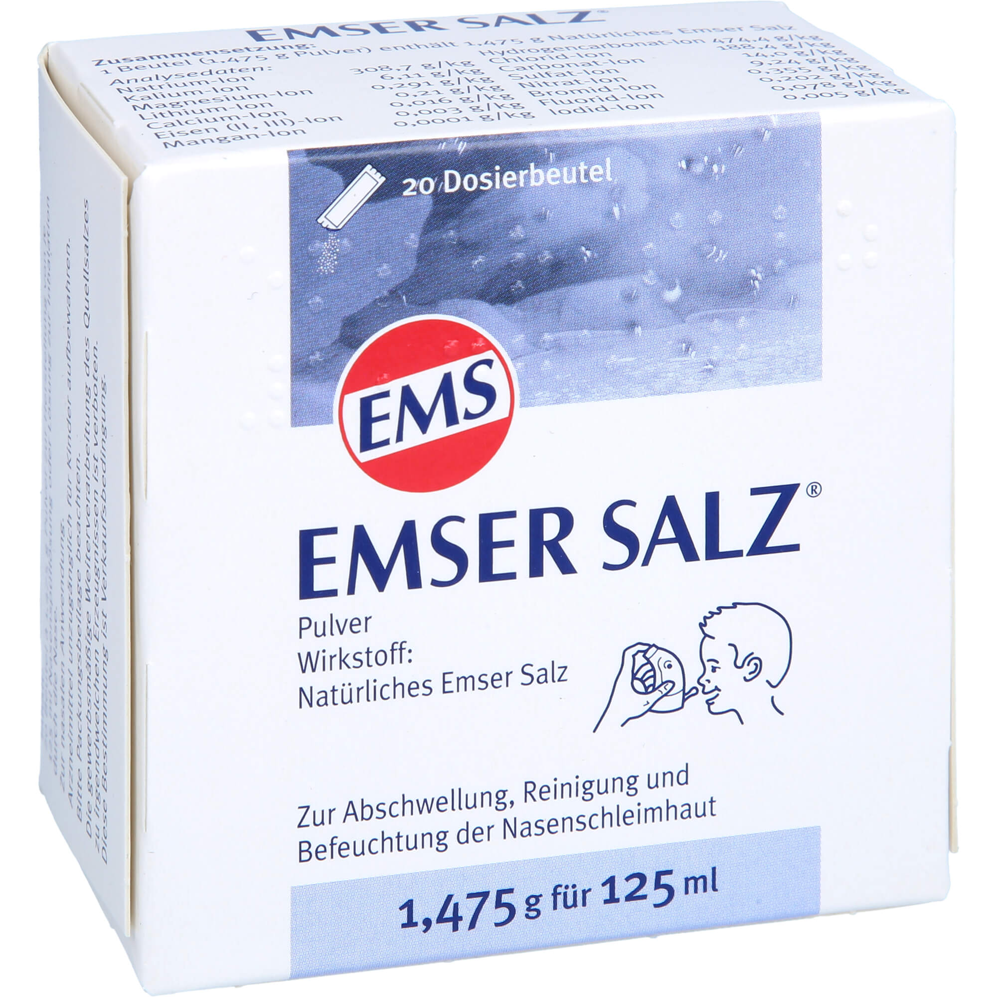 EMSER Salz 1,475 g Pulver