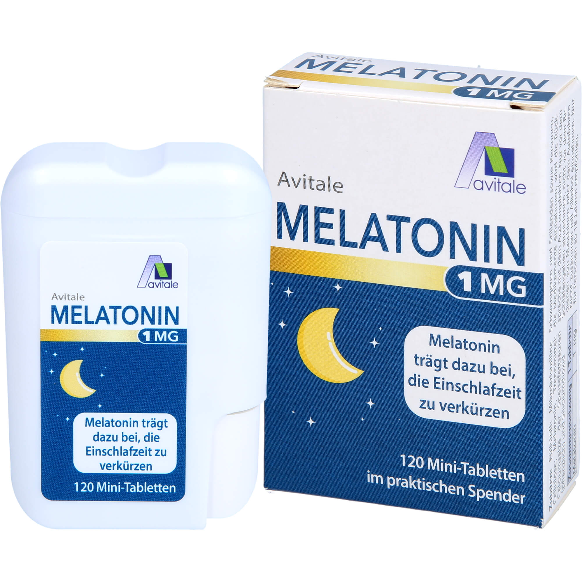 MELATONIN 1 mg Mini-Tabletten im Spender
