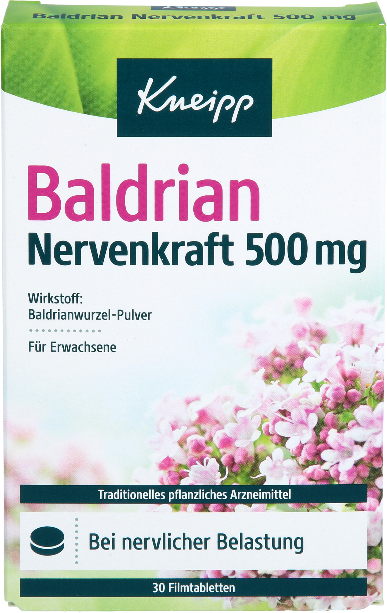 KNEIPP Baldrian Nervenkraft 500 mg Filmtabletten