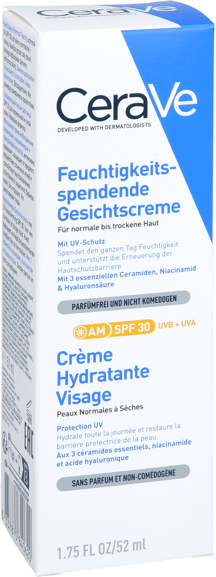CERAVE feuchtigkeitsspendende Gesichtscreme SPF 30