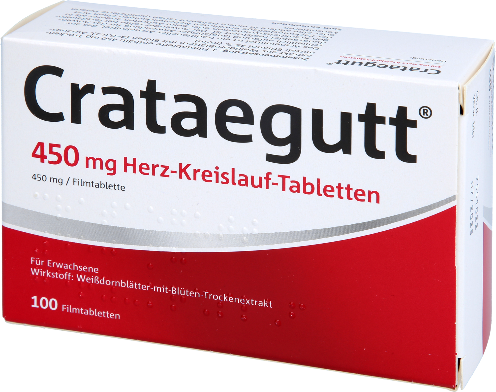 CRATAEGUTT 450 mg Herz-Kreislauf-Tabletten 100 St