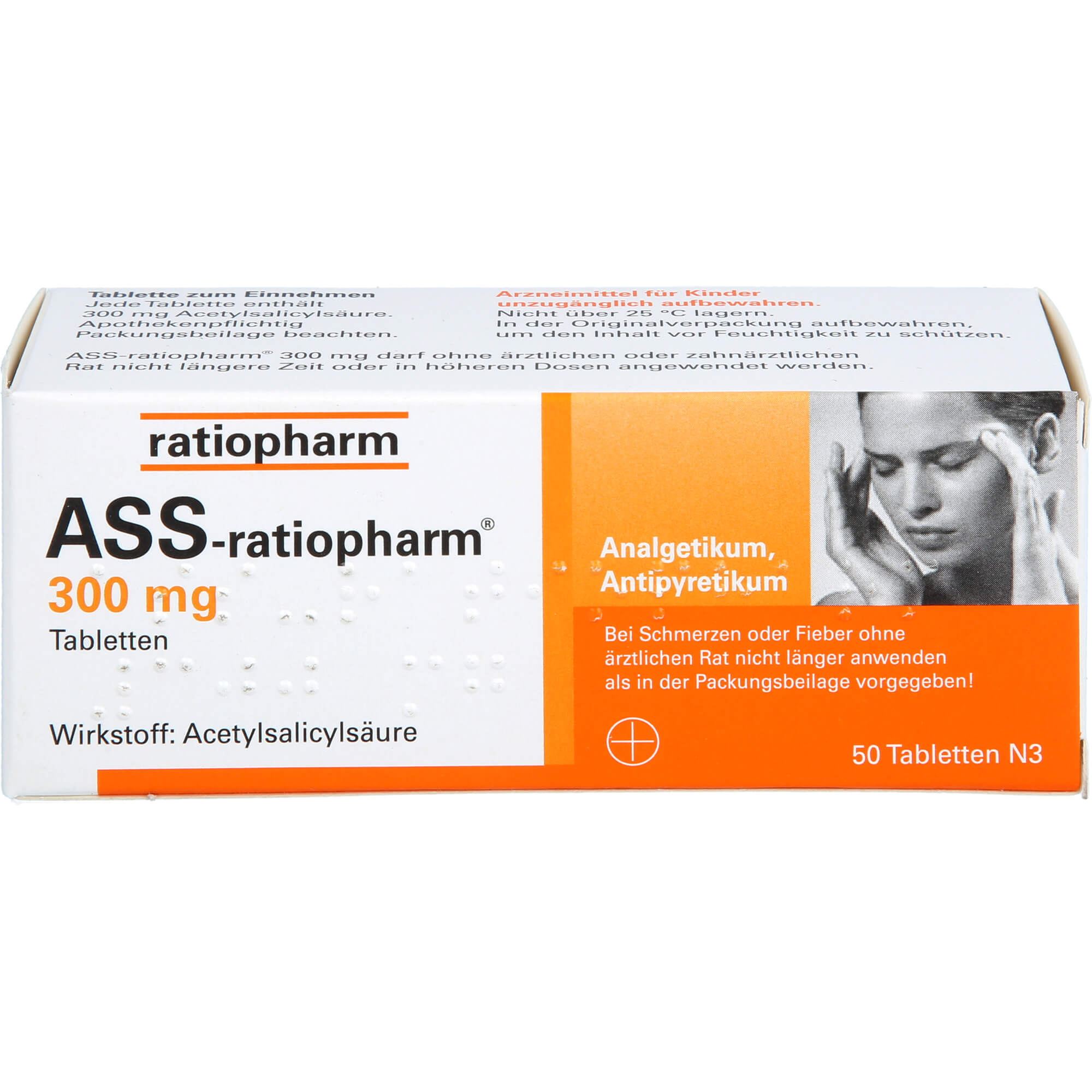 ASS-ratiopharm 300 mg Tabletten 50 St