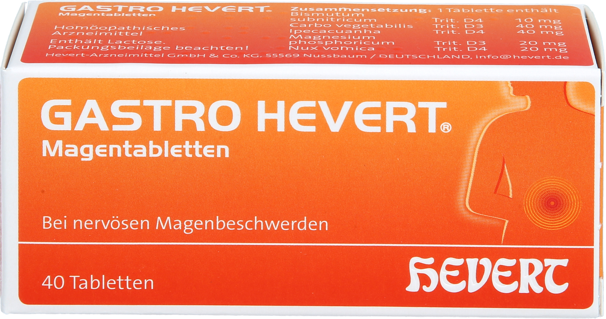 GASTRO-HEVERT Magentabletten 40 St