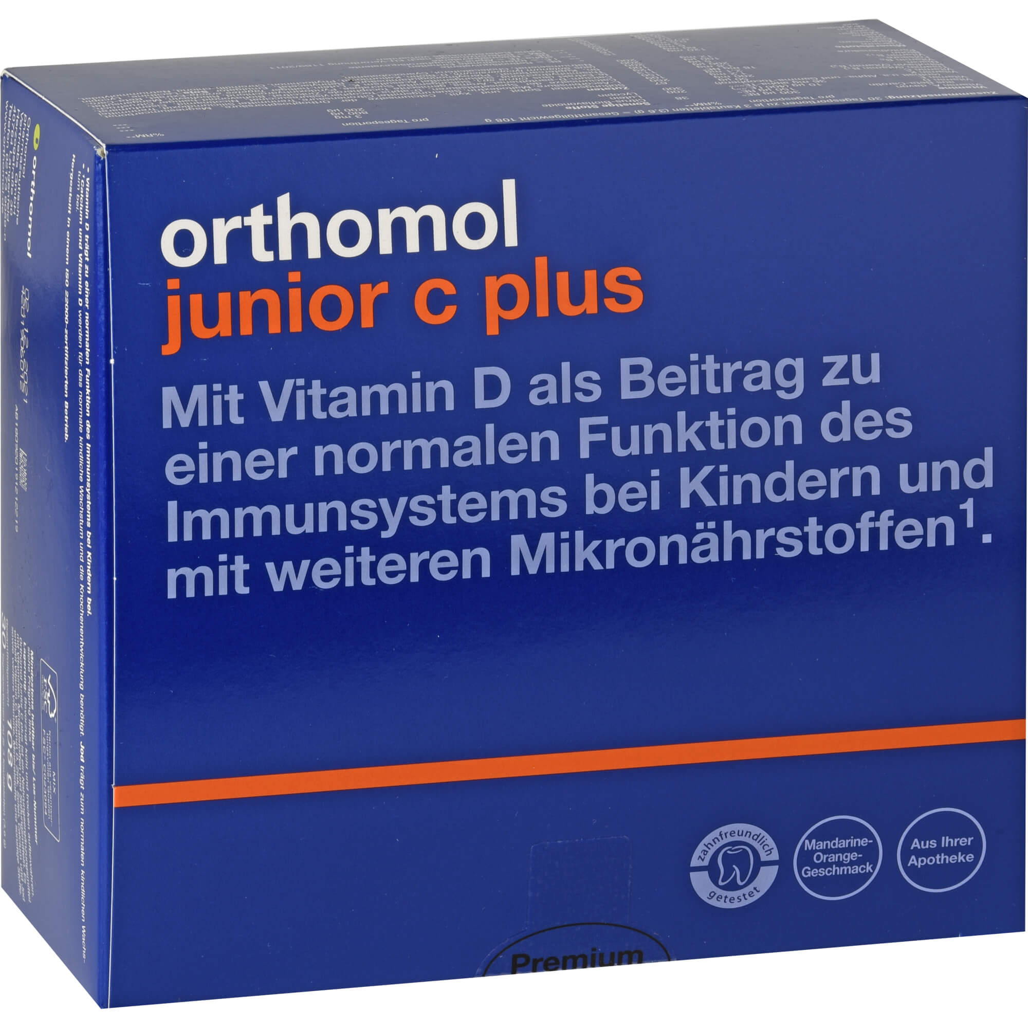 ORTHOMOL Junior C plus Kautabl.Mandarine/Orange