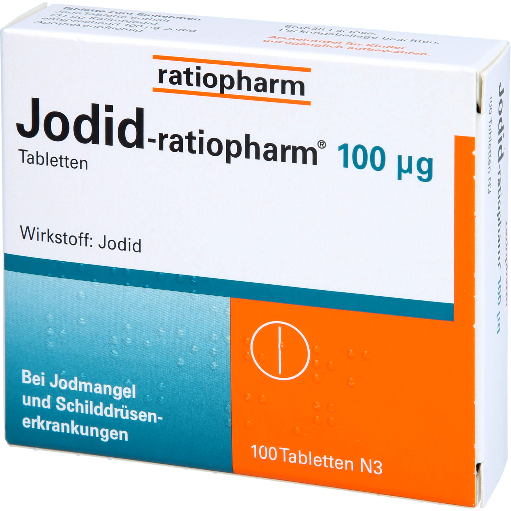 JODID-ratiopharm 100 μg Tabletten 100 St