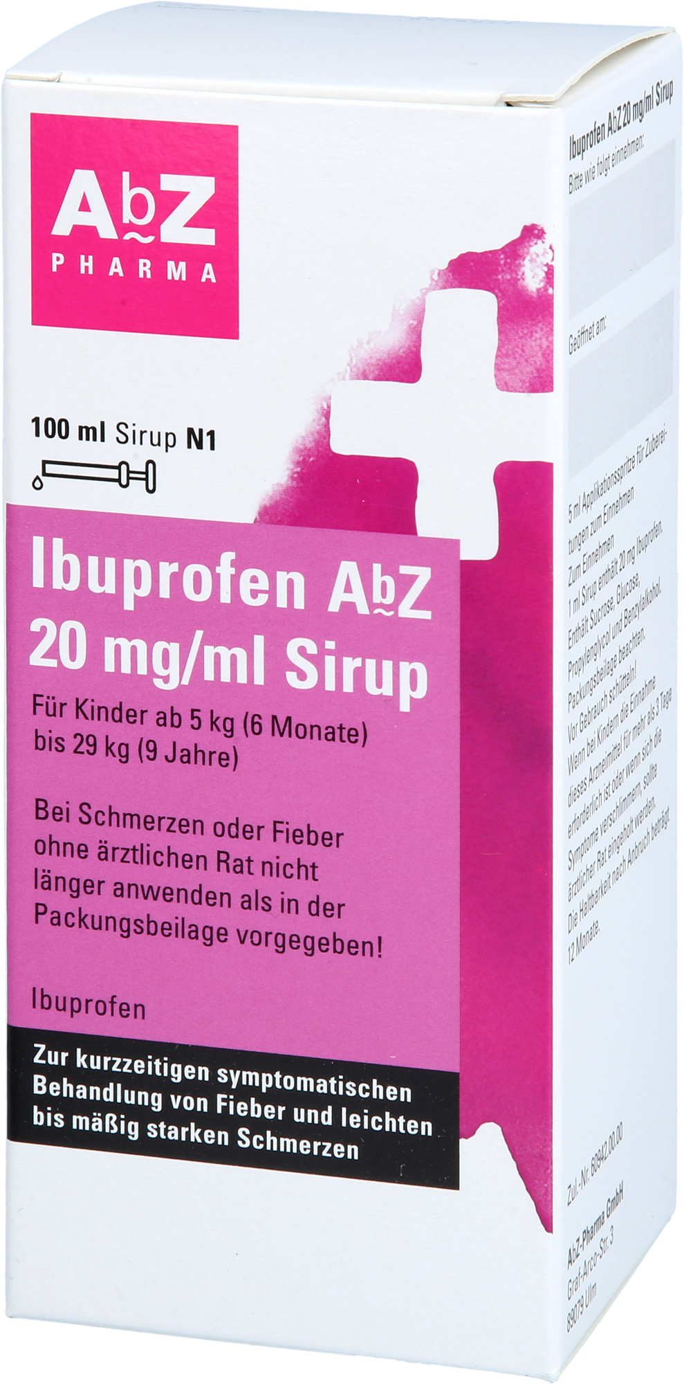 IBUPROFEN AbZ 20 mg/ml Sirup