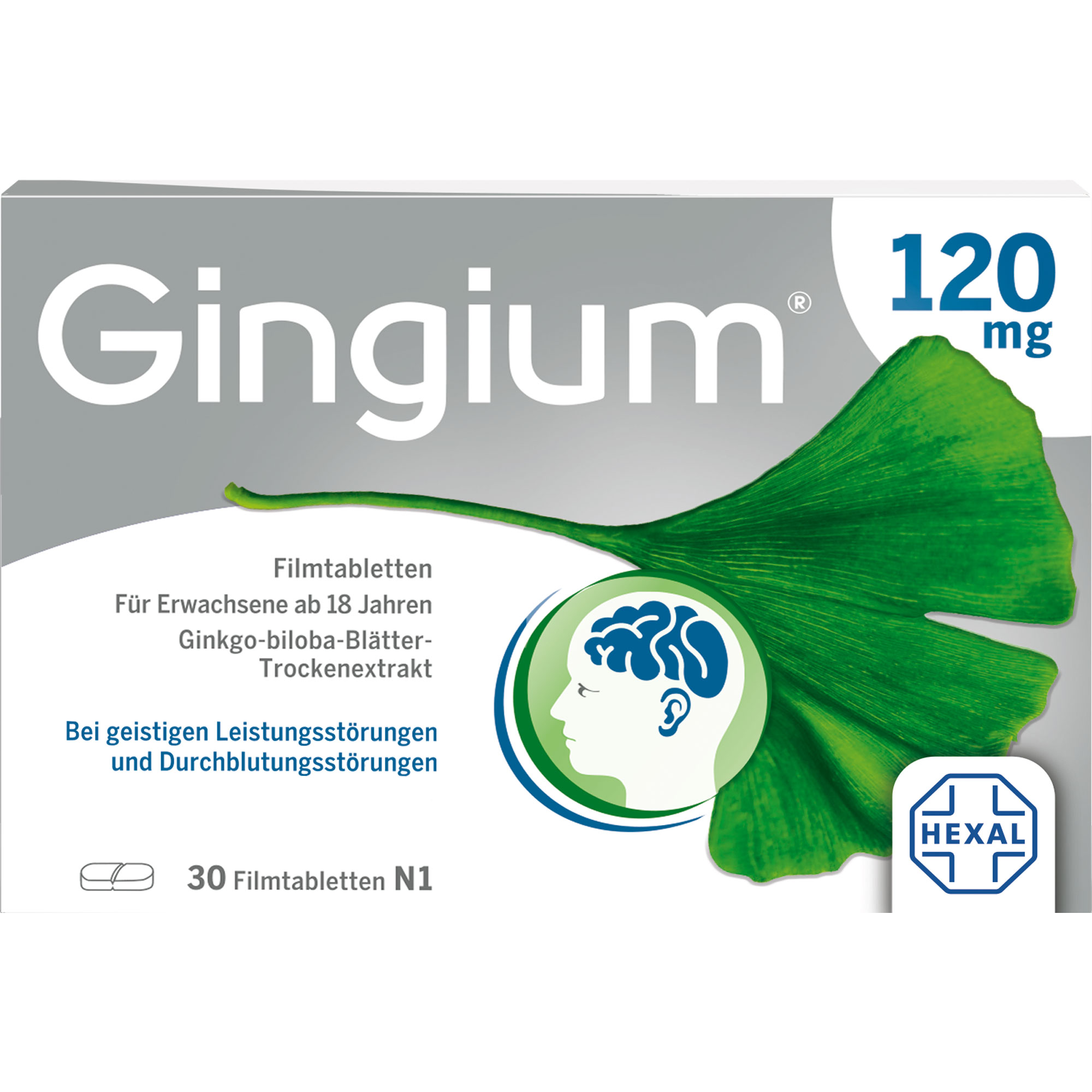 GINGIUM 120 mg Filmtabletten 30 St