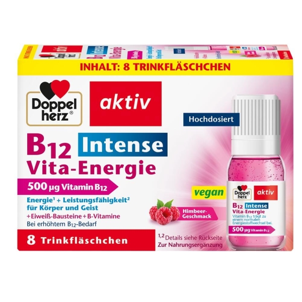 DOPPELHERZ B12 Intense Vita-Energie Trinkfl. 8 St