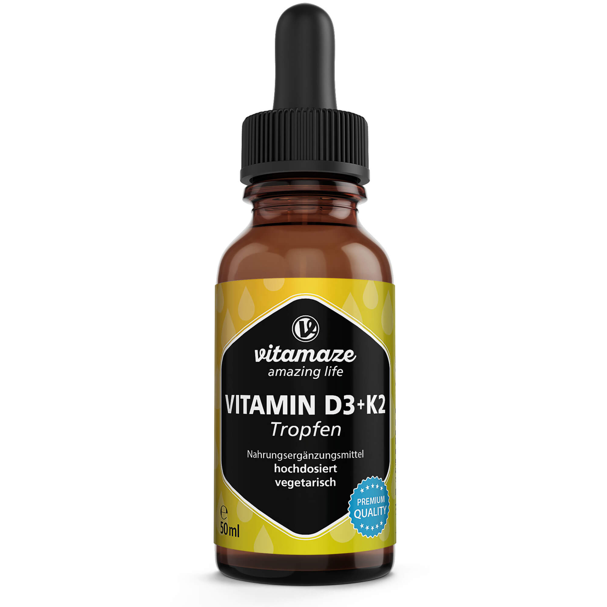 VITAMIN D3 K2 1000 I.E./10 μg hochdosiert Tropfen