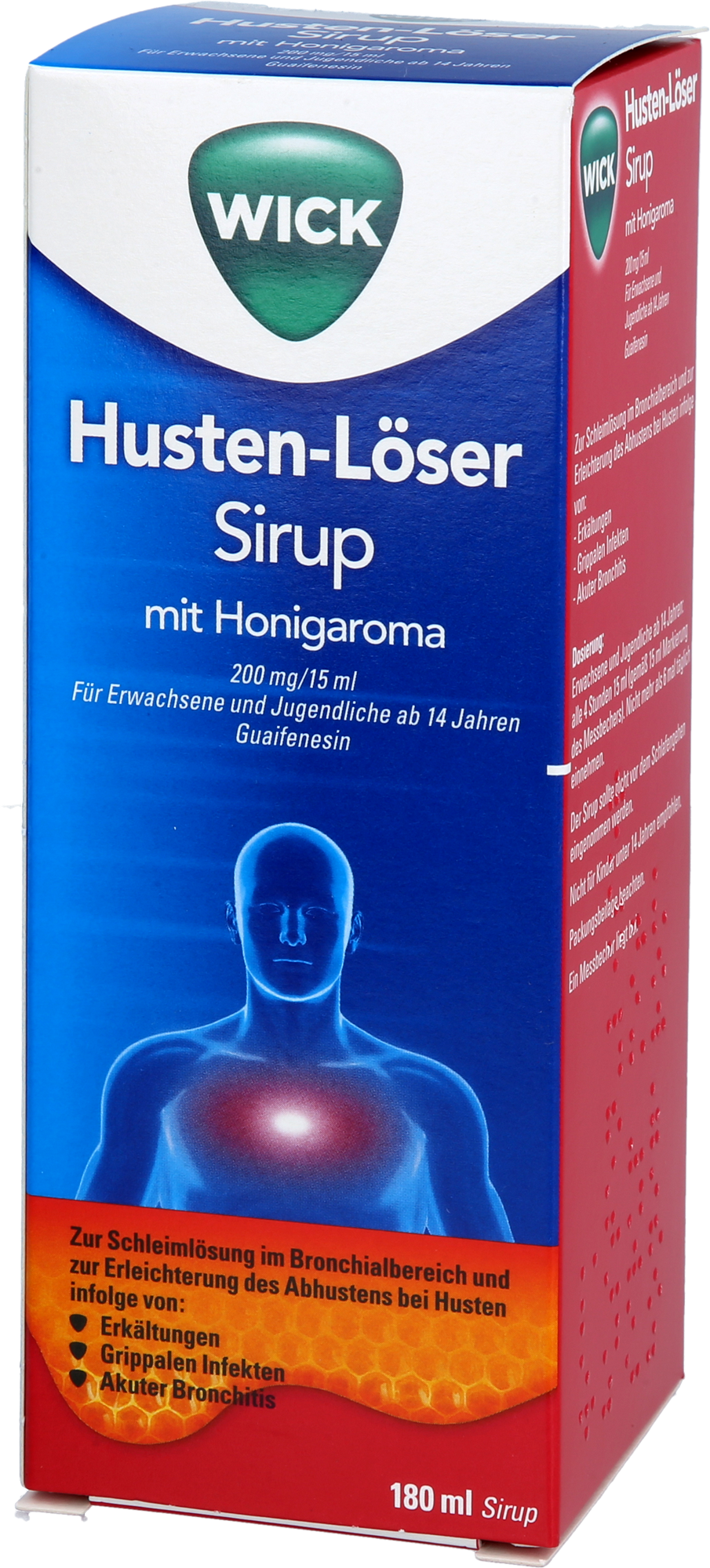 WICK Husten-Löser Sirup mit Honigaroma 200mg/15ml