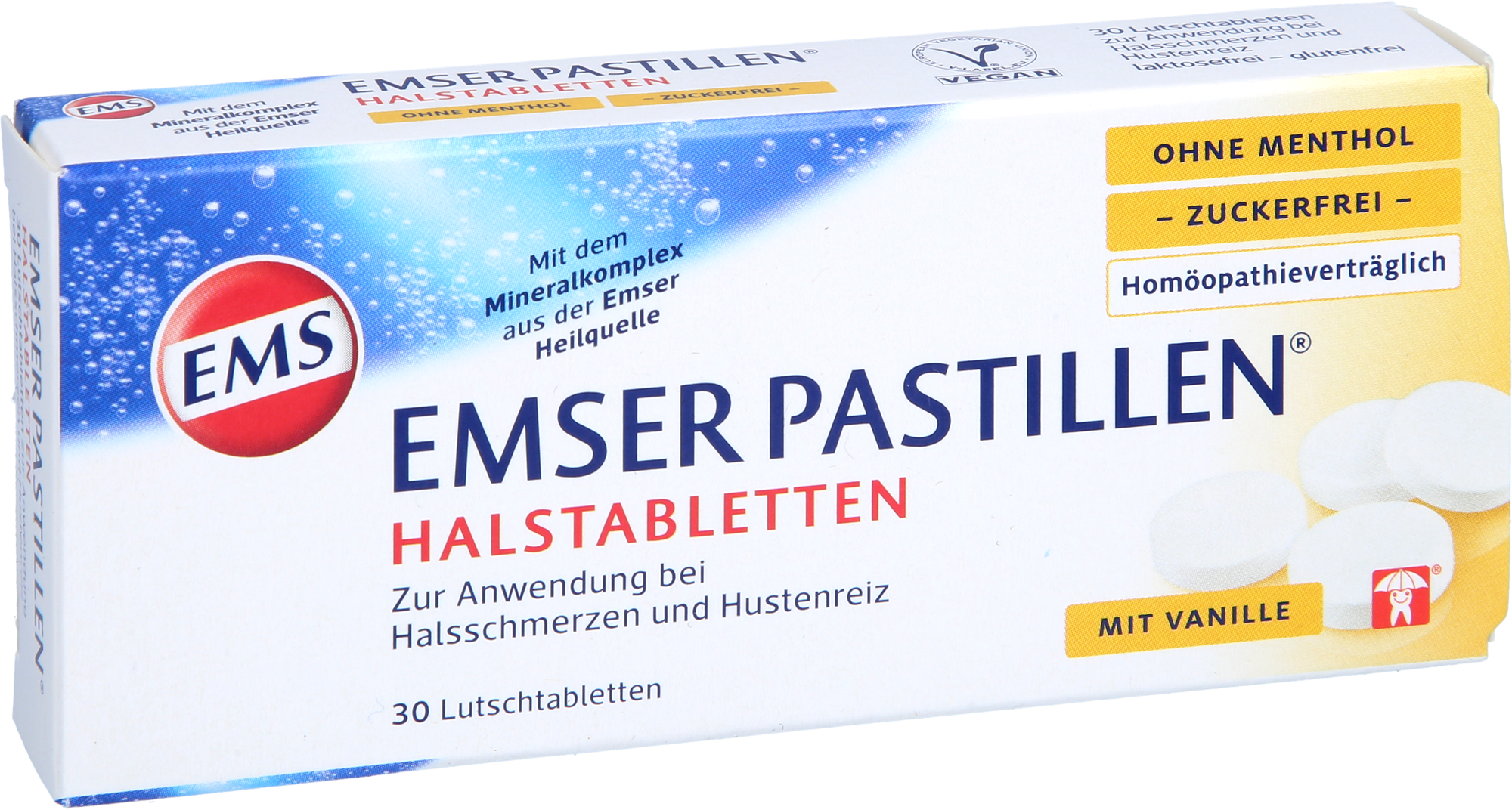 EMSER Pastillen ohne Menthol zuckerfrei