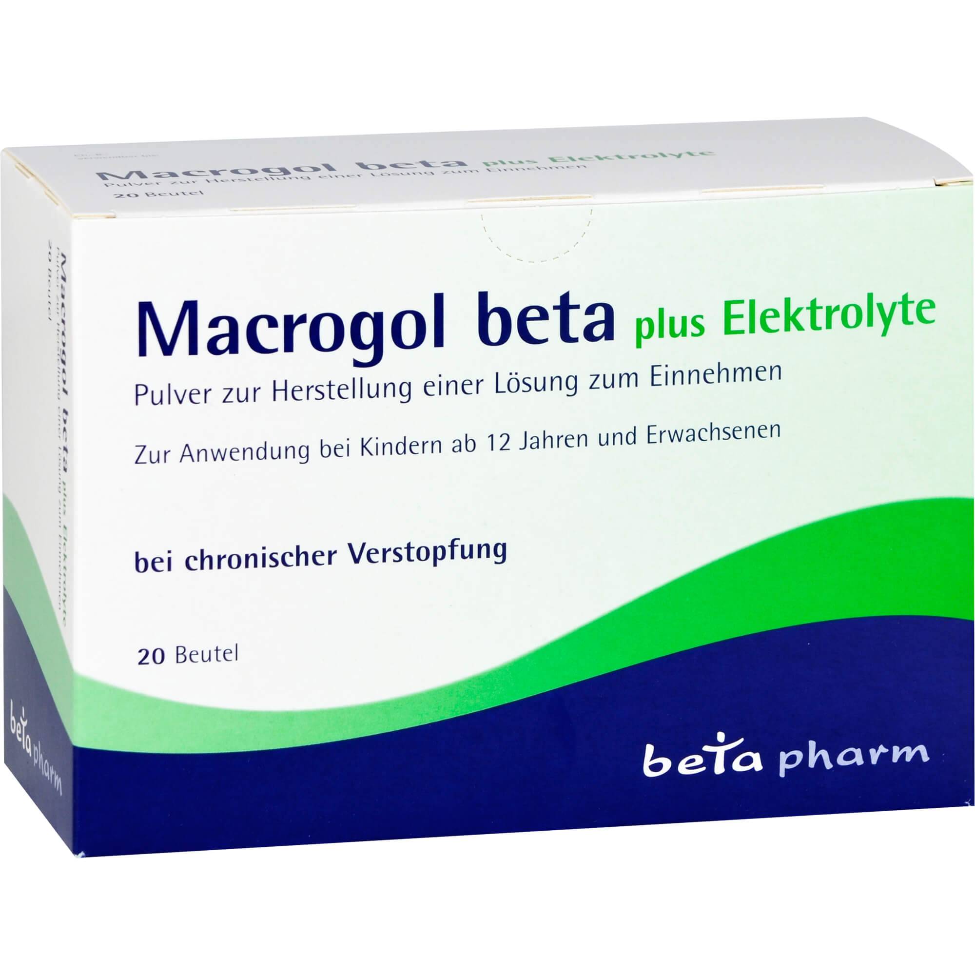 MACROGOL beta plus Elektrolyte Plv.z.H.e.L.z.Einn. 20 St