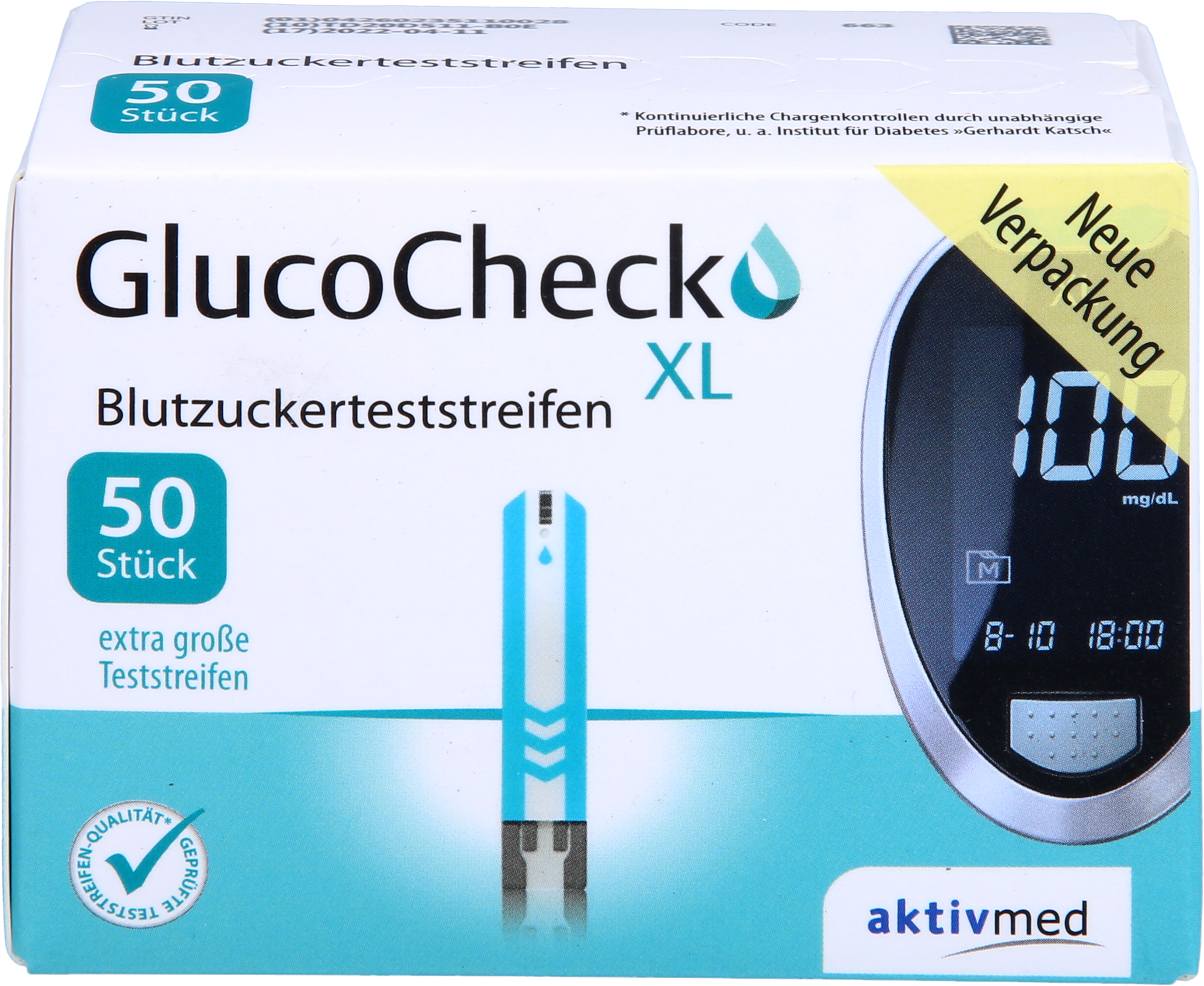 GLUCOCHECK XL Blutzuckerteststreifen 50 St
