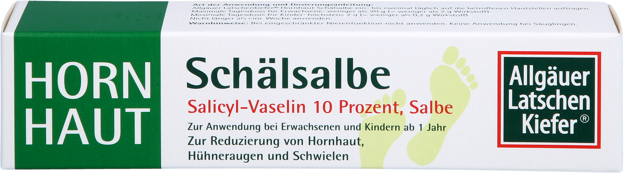 ALLGÄUER LATSCHENK. Hornhaut Schälsalbe
