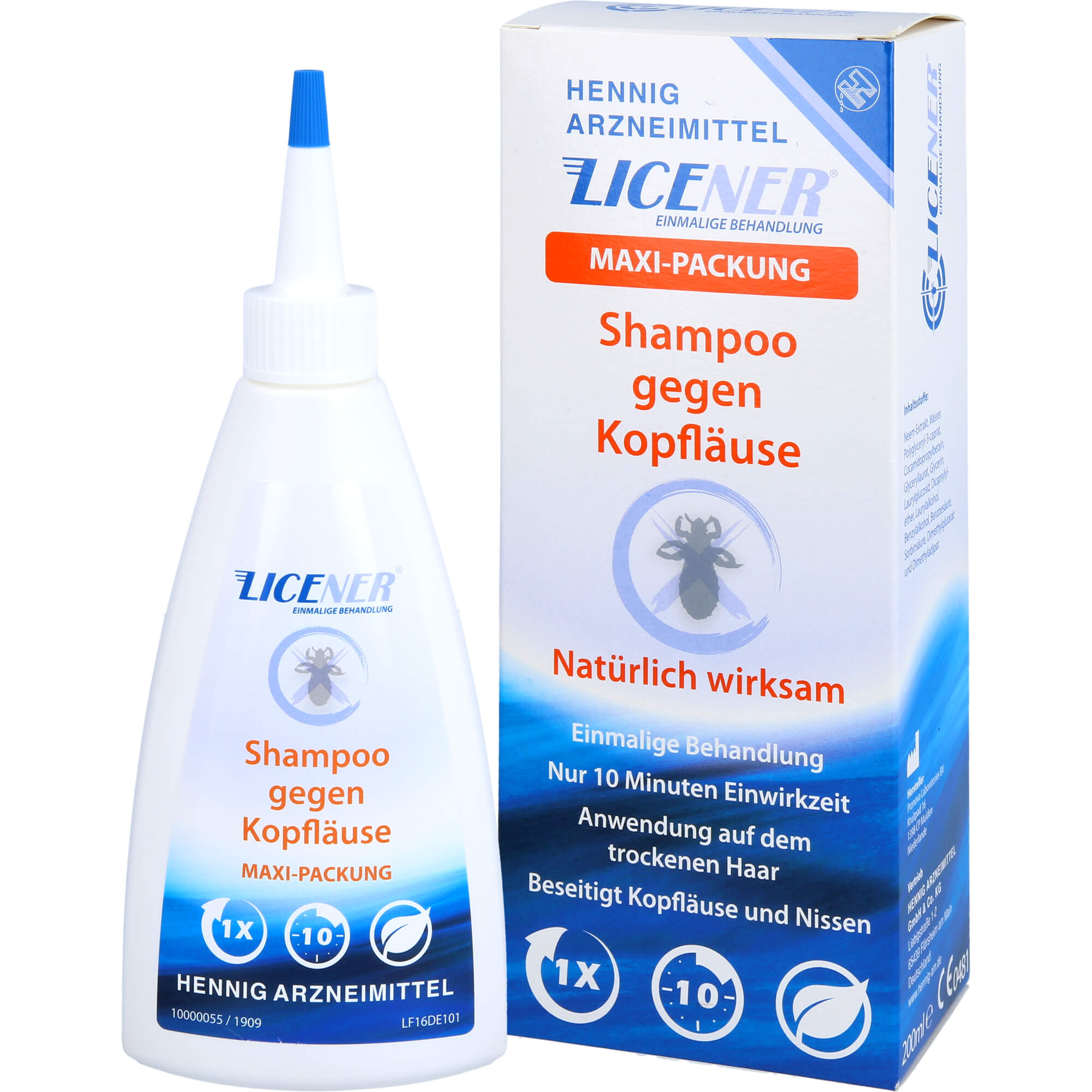 LICENER gegen Kopfläuse Shampoo Maxi-Packung