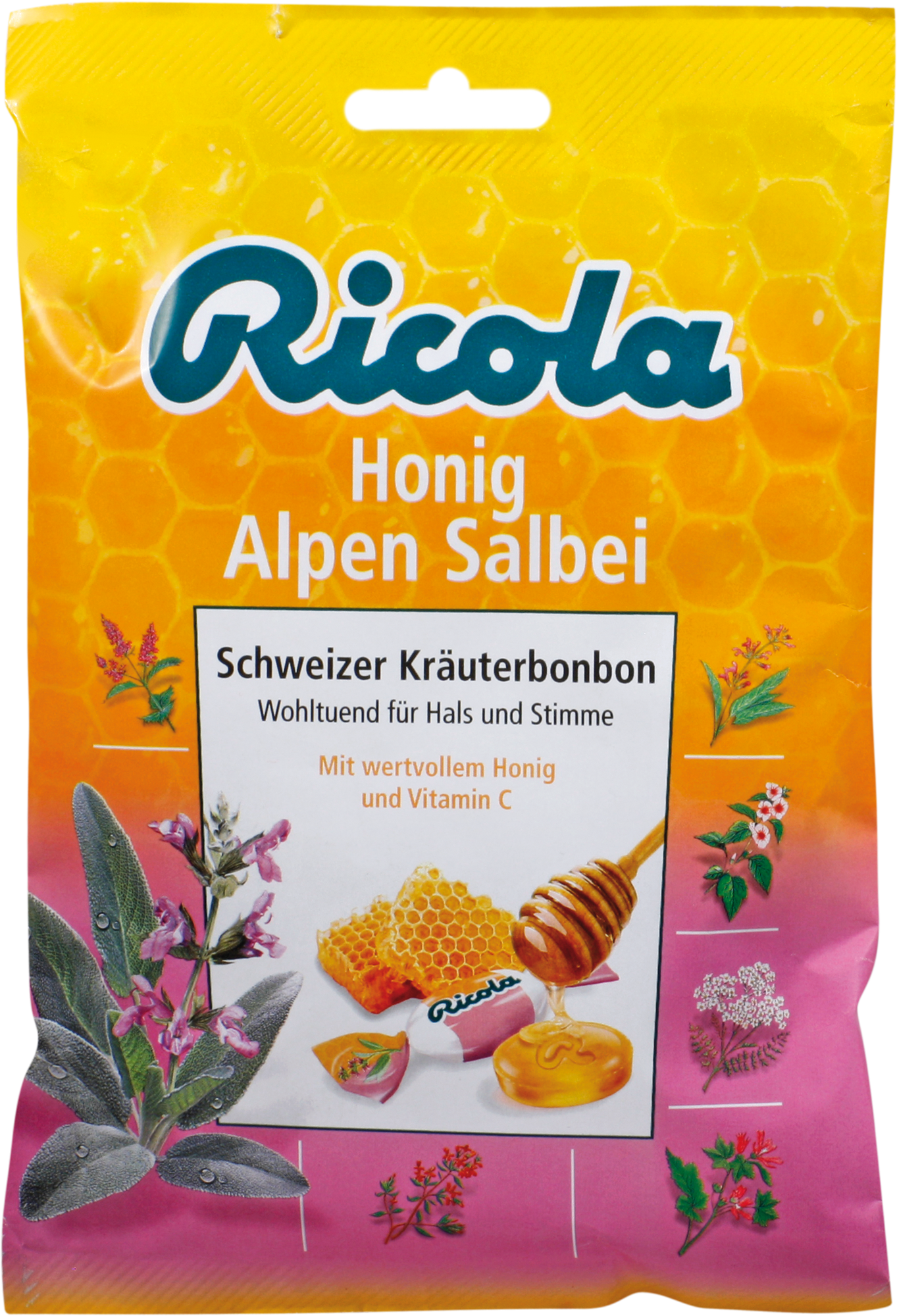 RICOLA m.Z.Beutel Honig Alpen Salbei Bonbons