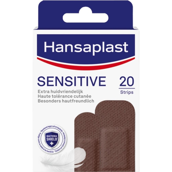 HANSAPLAST Sensitive Pflasterstrips hautton dark