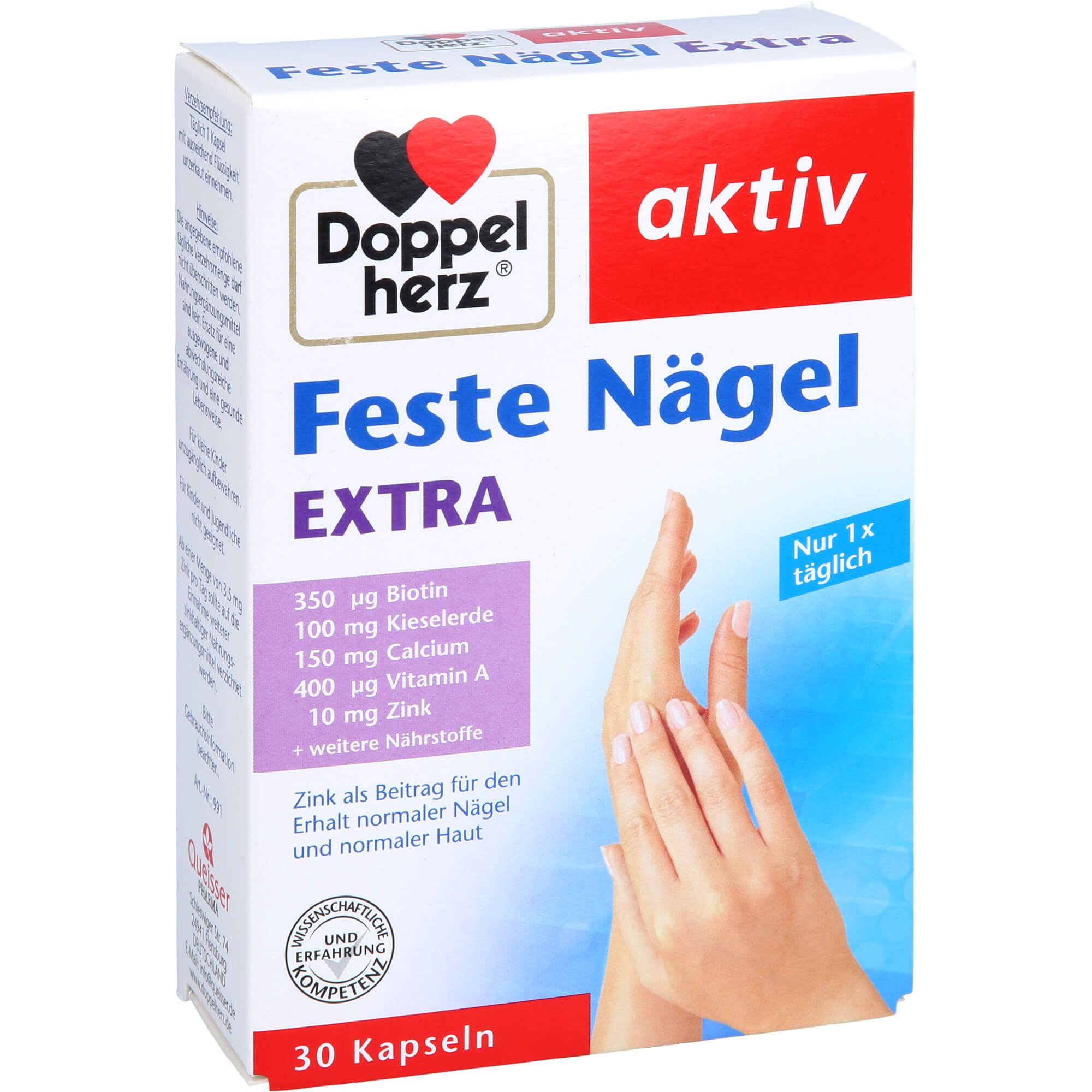DOPPELHERZ Feste Nägel Extra Kapseln