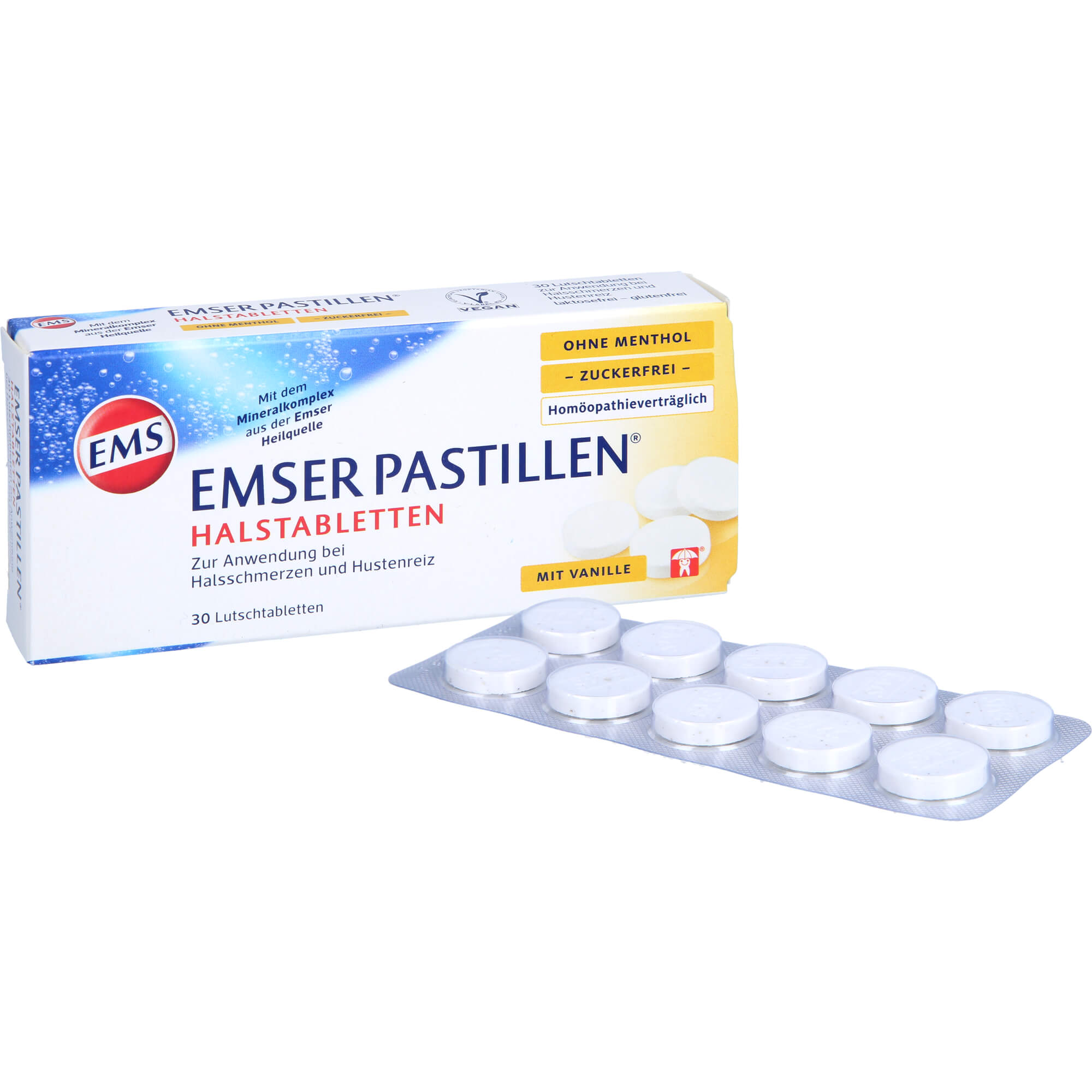 EMSER Pastillen ohne Menthol zuckerfrei